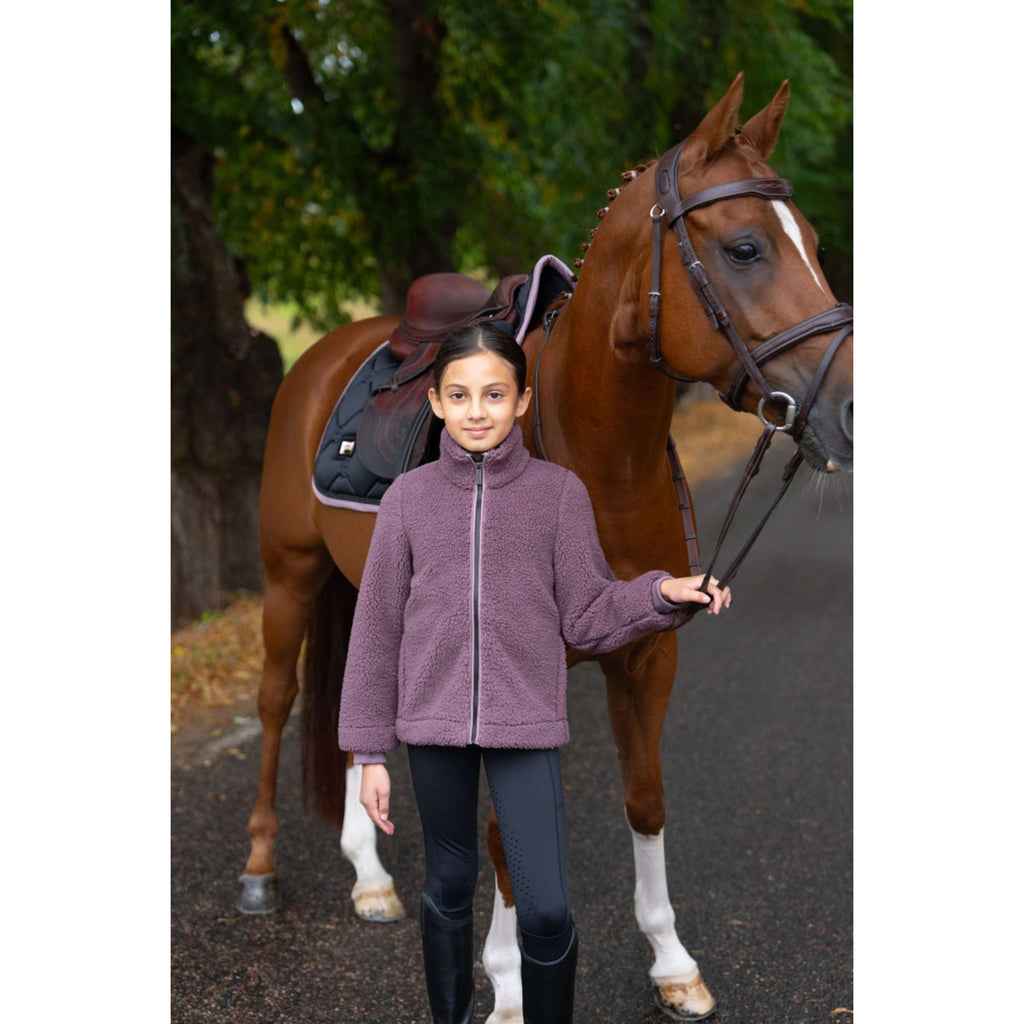 Equestrian Stockholm Fleecejacke Teddy Young Rider Blush