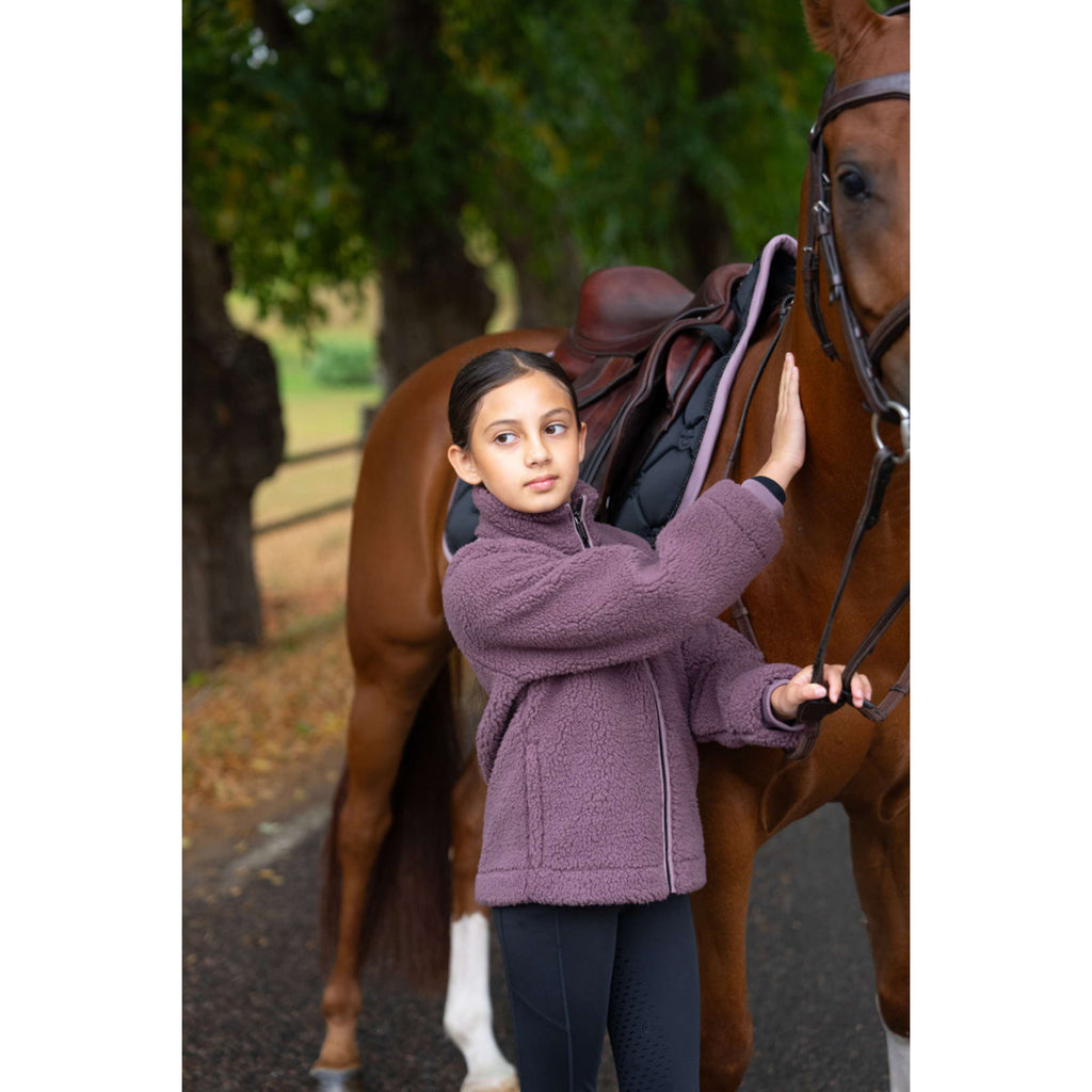Equestrian Stockholm Fleecejacke Teddy Young Rider Blush