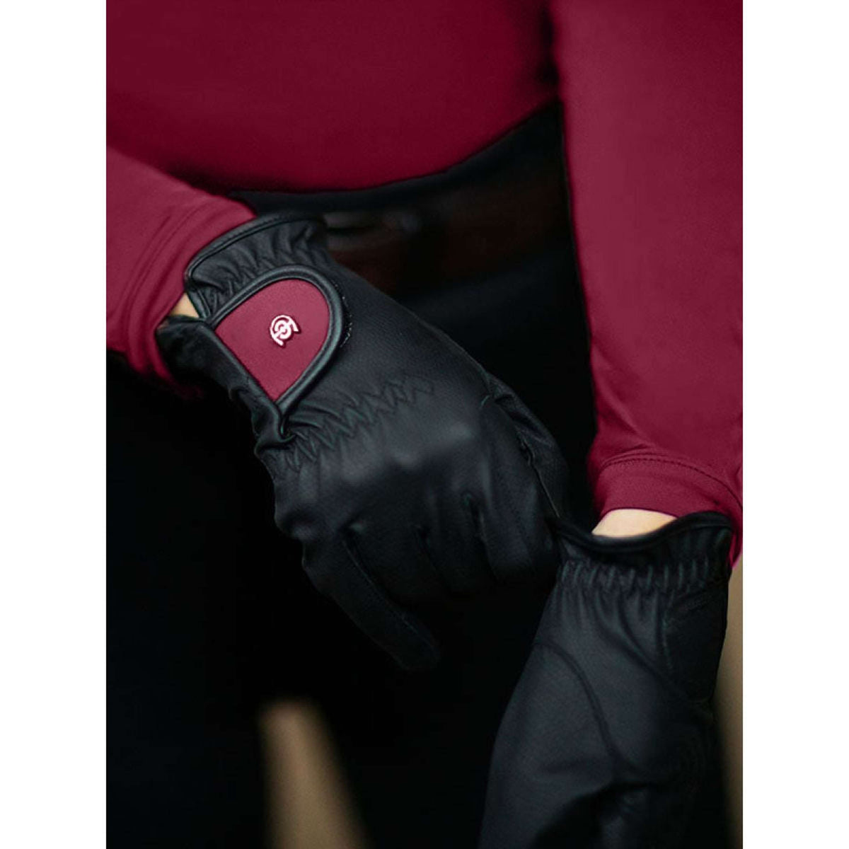 Equestrian Stockholm Reithandschuhe Motion Bordeaux