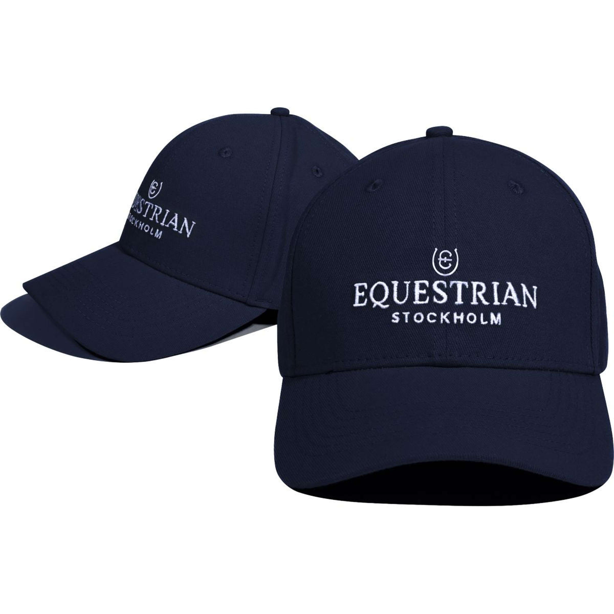 Equestrian Stockholm Cap Logo Navy/Weiß