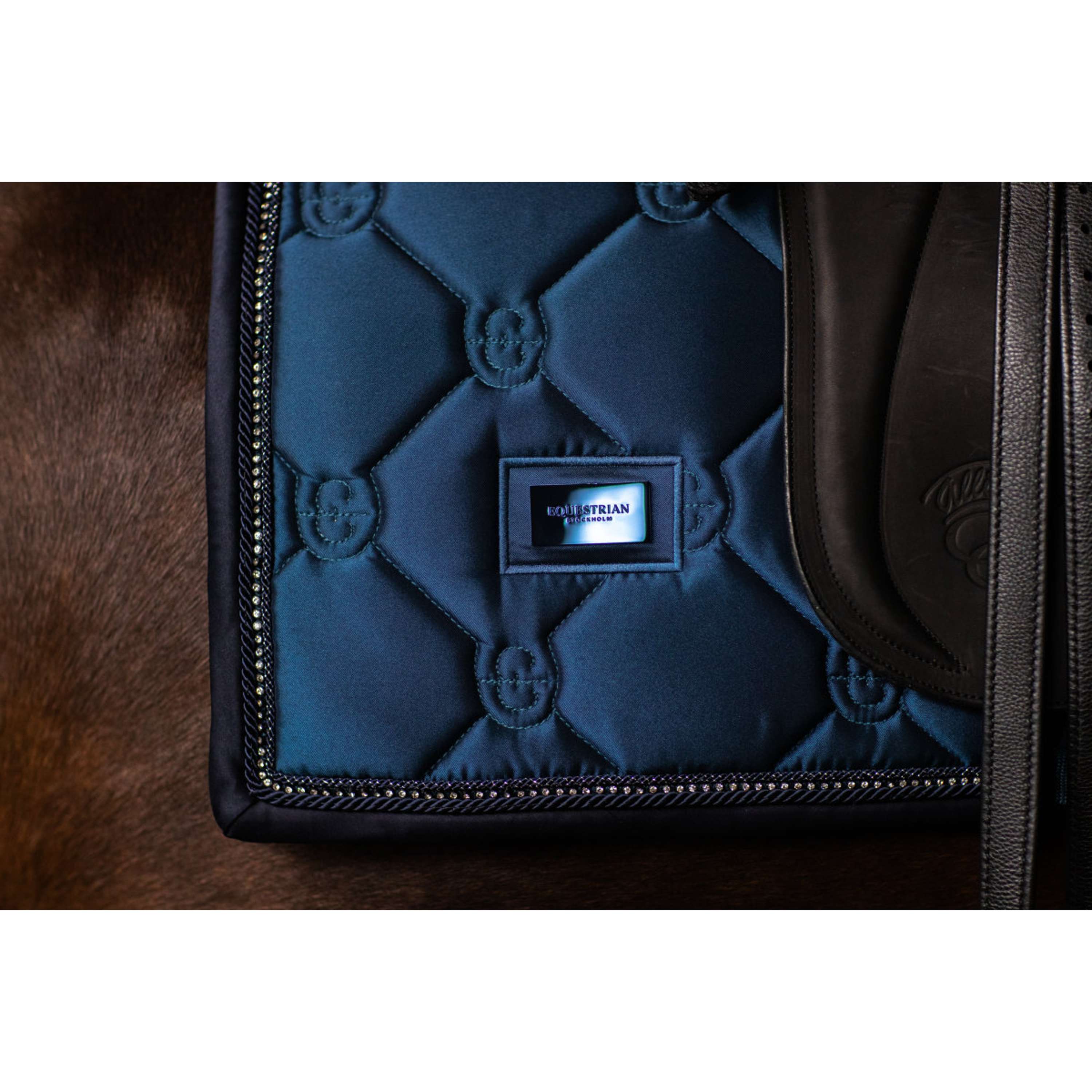 Equestrian Stockholm Schabracke Crystal Shine Dressur Blue Meadow