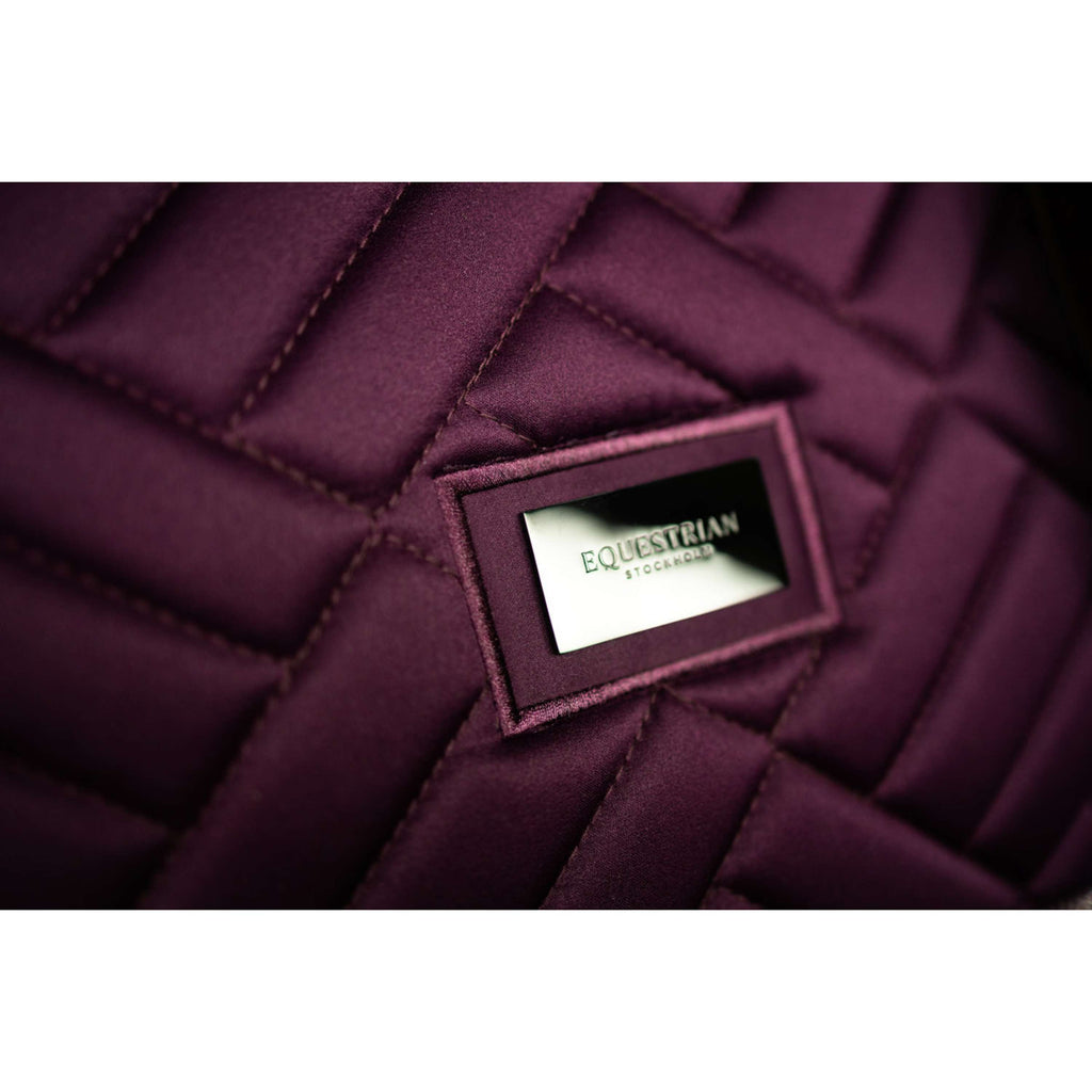 Equestrian Stockholm Schabracke Crystal Shine Dressur Mauve Wine