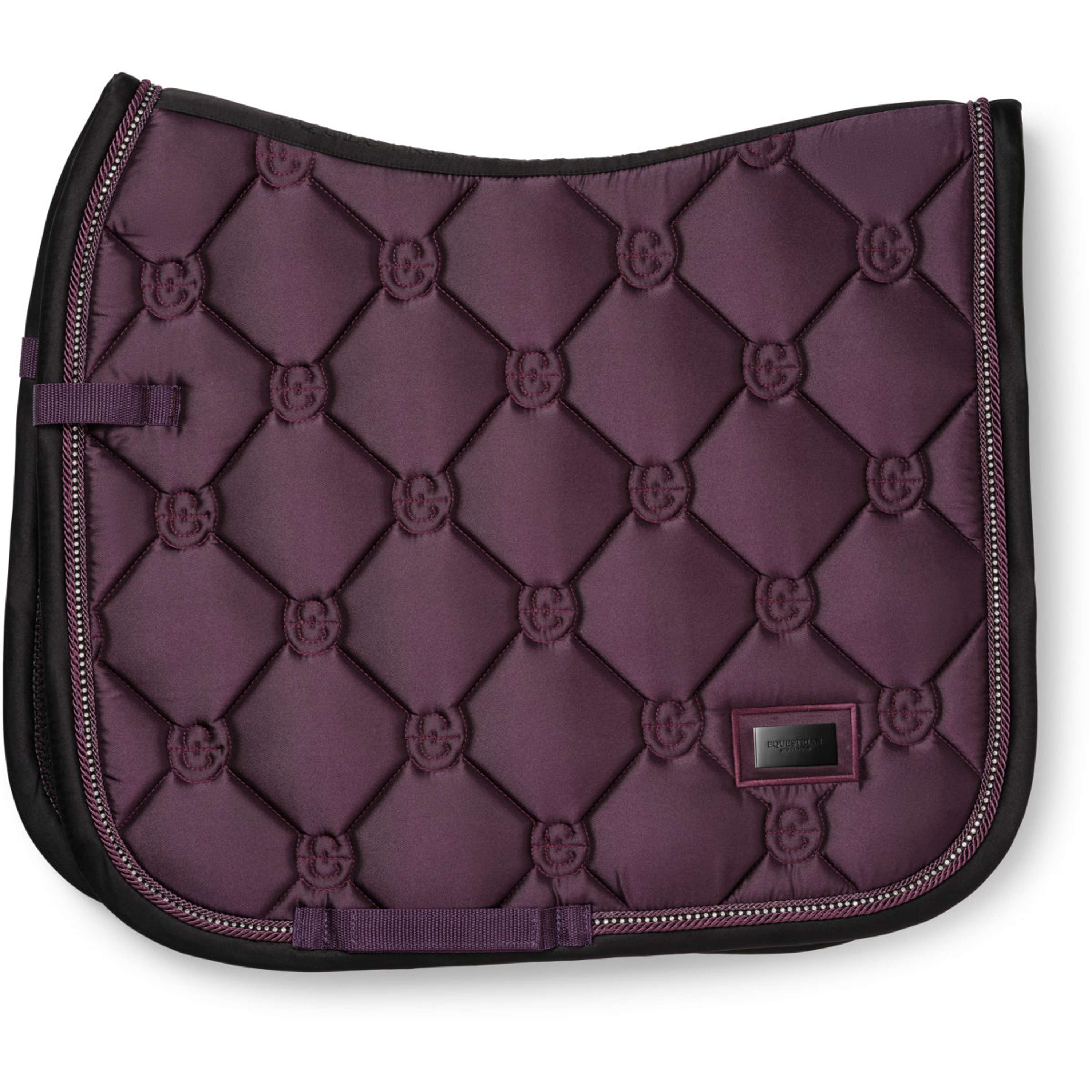 Equestrian Stockholm Schabracke Crystal Shine Dressur Mauve Wine