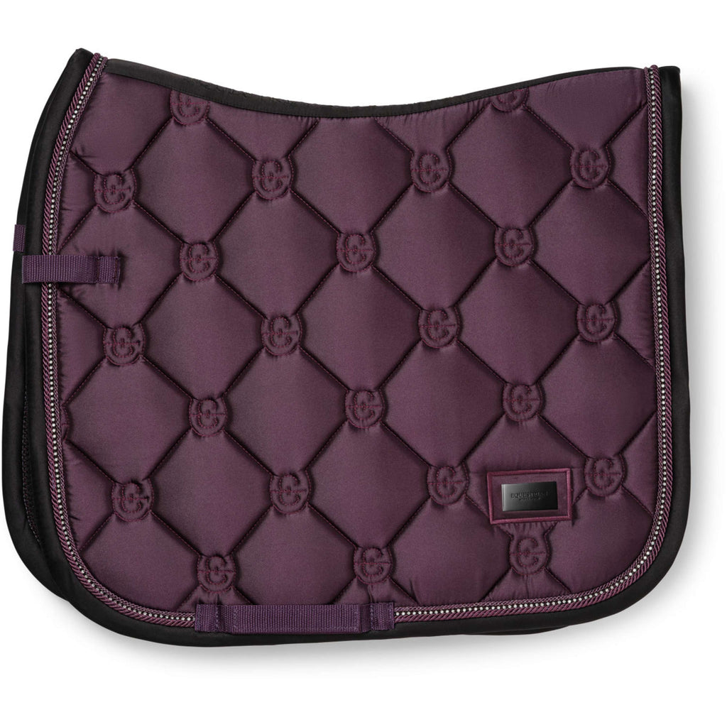 Equestrian Stockholm Schabracke Crystal Shine Dressur Mauve Wine