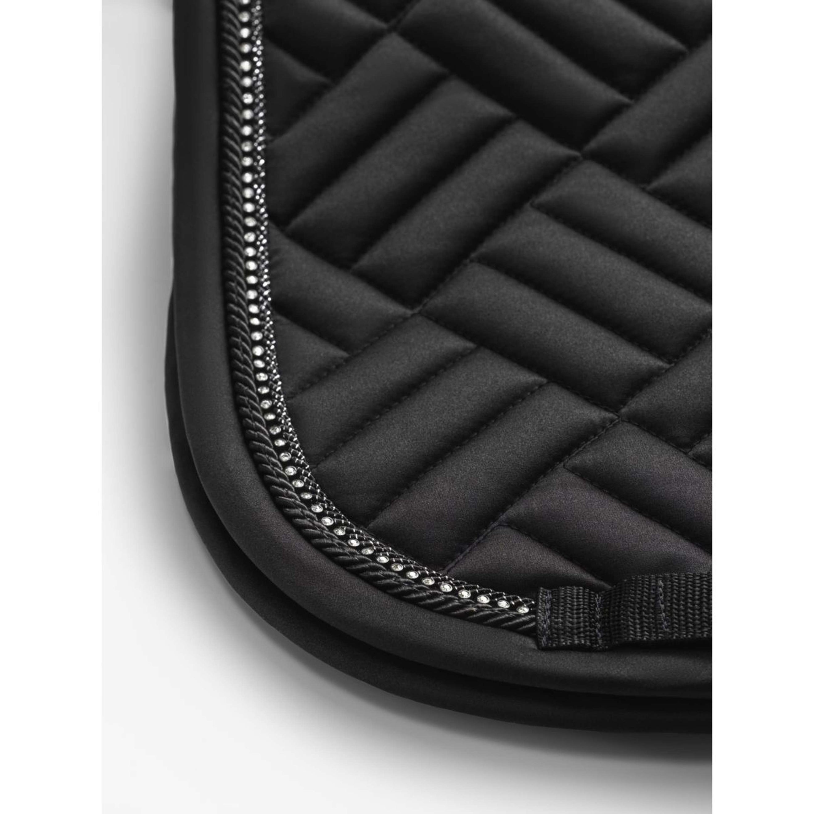 Equestrian Stockholm Schabracke Vegan Fur Dressur Crystal Black