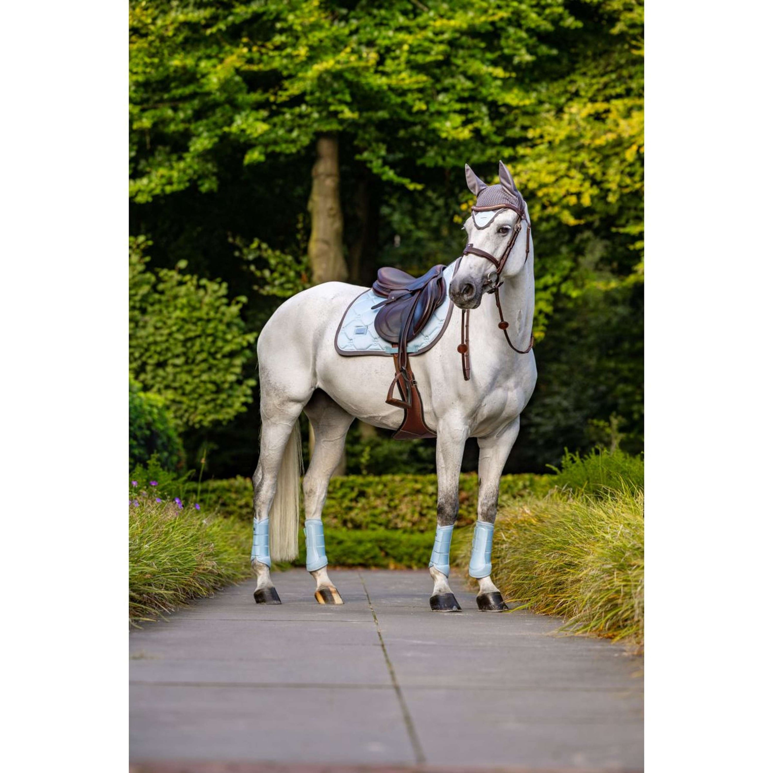 Equestrian Stockholm Schabracke Springen Ice Blue
