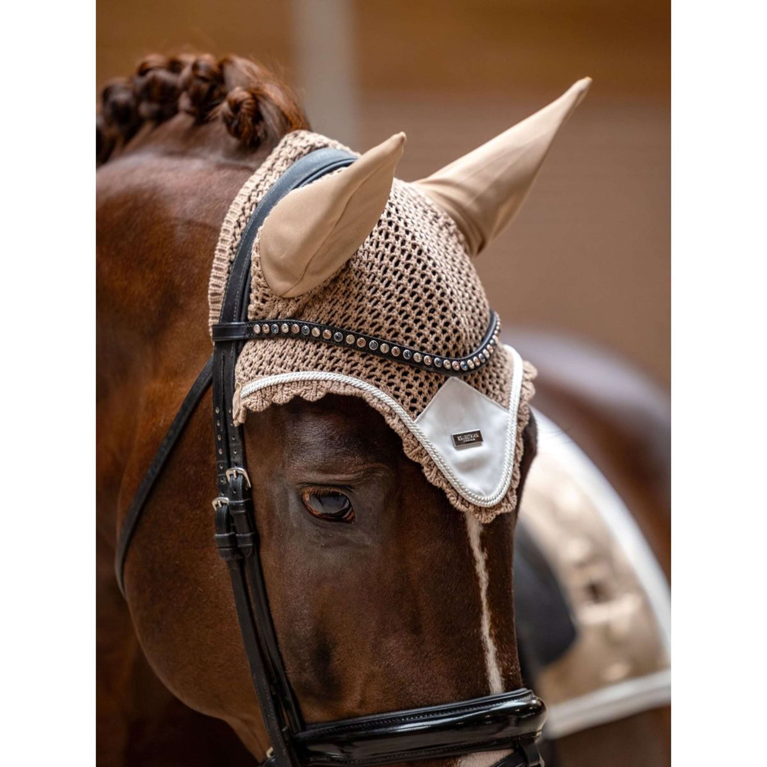 Equestrian Stockholm Fliegenhaube Sand Equestrian Stockholm Fliegenhaube Sand