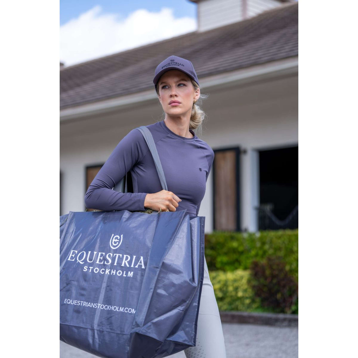 Equestrian Stockholm Shirt Dynamic Dark Violet