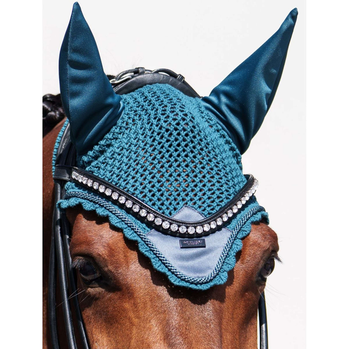Equestrian Stockholm Fliegenhaube Teal Blue