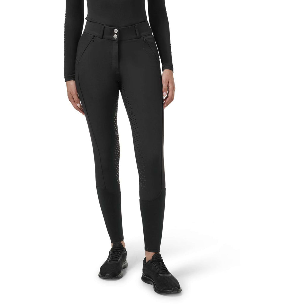 Equestrian Stockholm Reithose Elite Dressage Schwarz