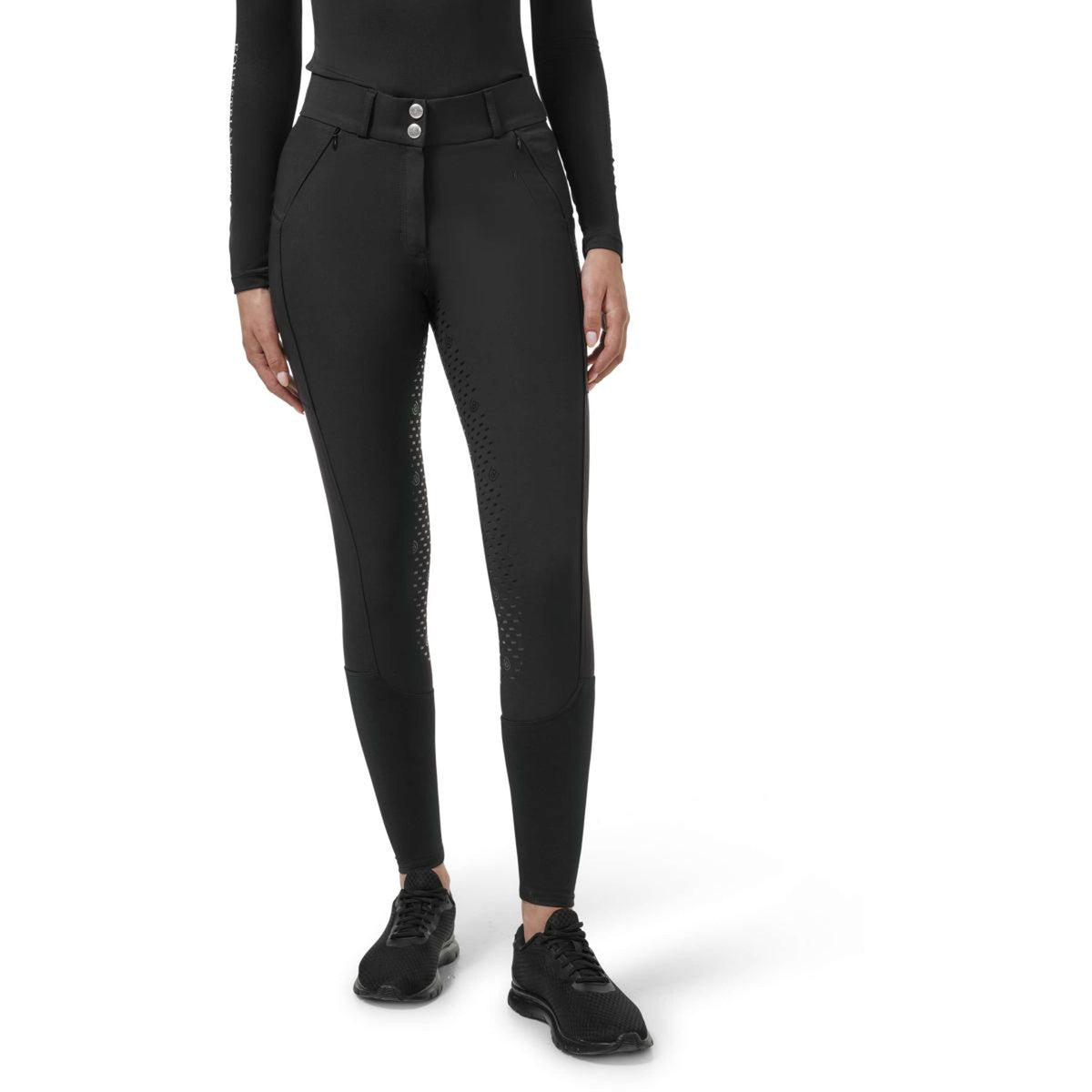 Equestrian Stockholm Reithose Elite Dressage Schwarz