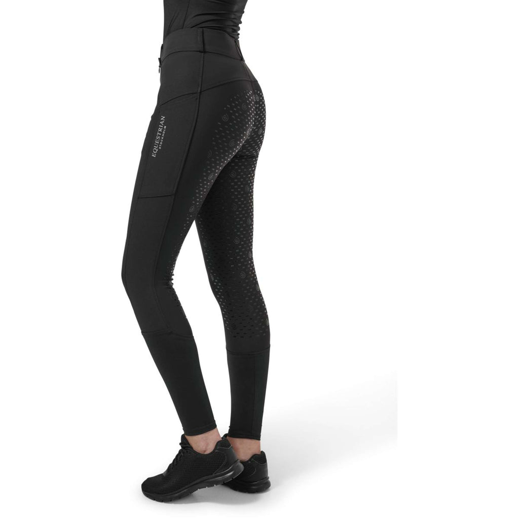 Equestrian Stockholm Reithose Elite Dressage Schwarz