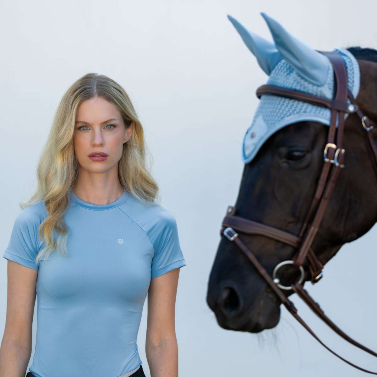 Equestrian Stockholm Fliegenhaube Modern Midsummer Blue