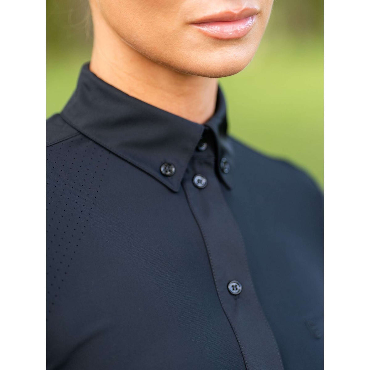 Equestrian Stockholm Turniershirt Performance Schwarz