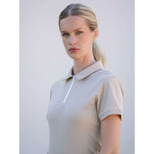 Equestrian Stockholm Poloshirt Zip Sand