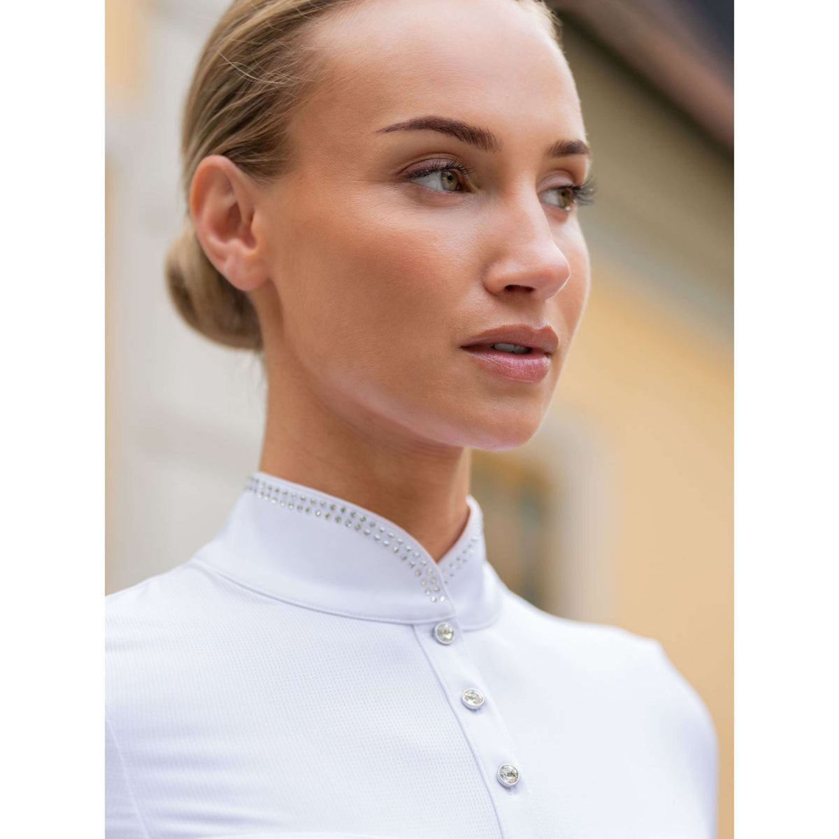 Equestrian Stockholm Turniershirt Revenew Weiß