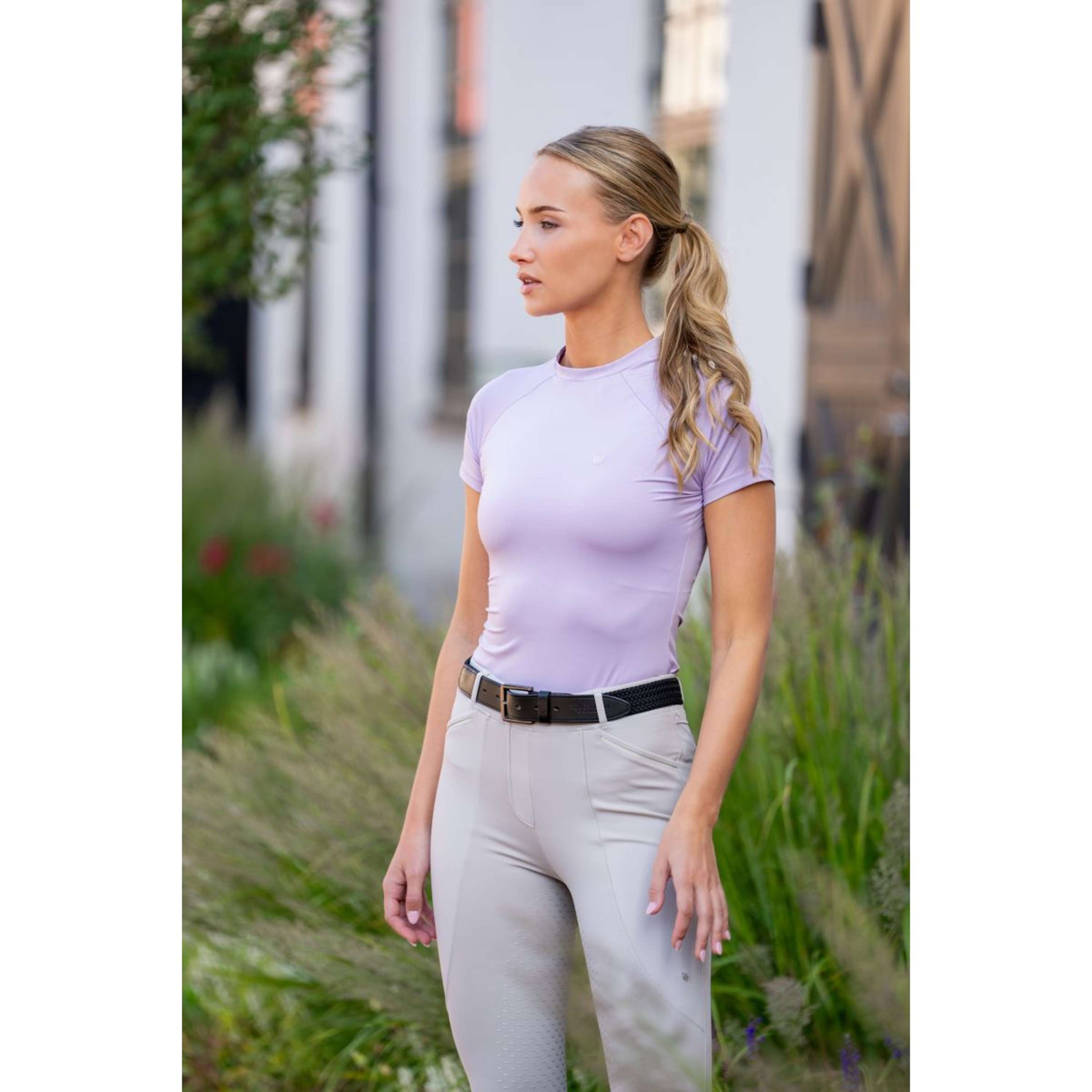 Equestrian Stockholm Shirt Dynamic Short Sleeve Lavendel Equestrian Stockholm Shirt Dynamic Short Sleeve Lavendel
