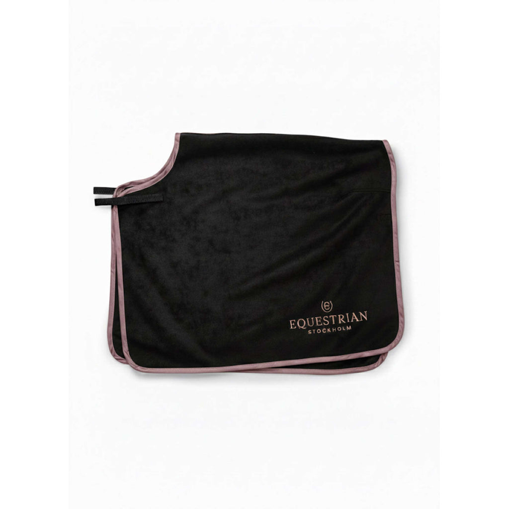 Equestrian Stockholm Quarter Sheet Heavy Fleece Schwarz/Blush