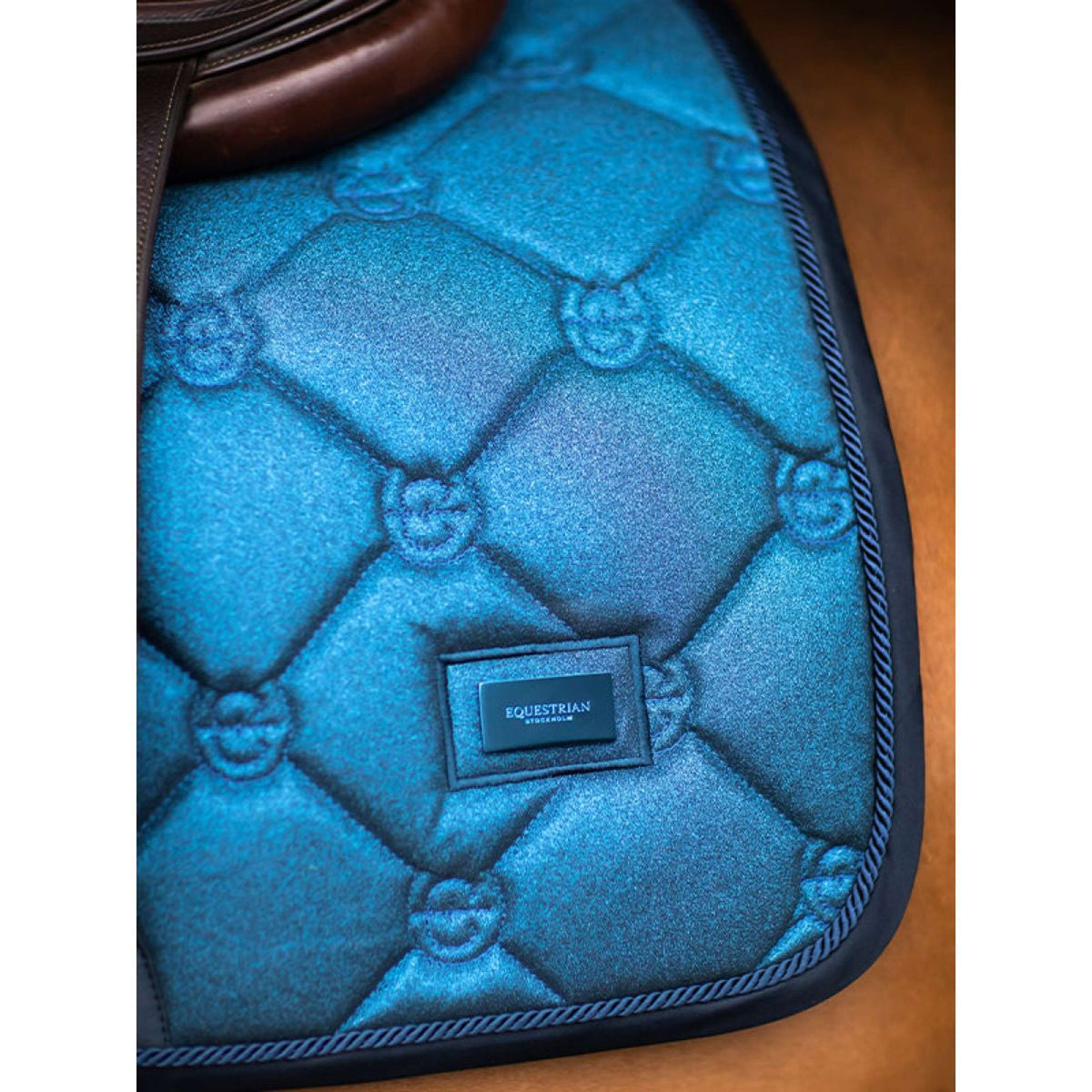 Equestrian Stockholm Schabracke Springen Blue Meadow Glimmer