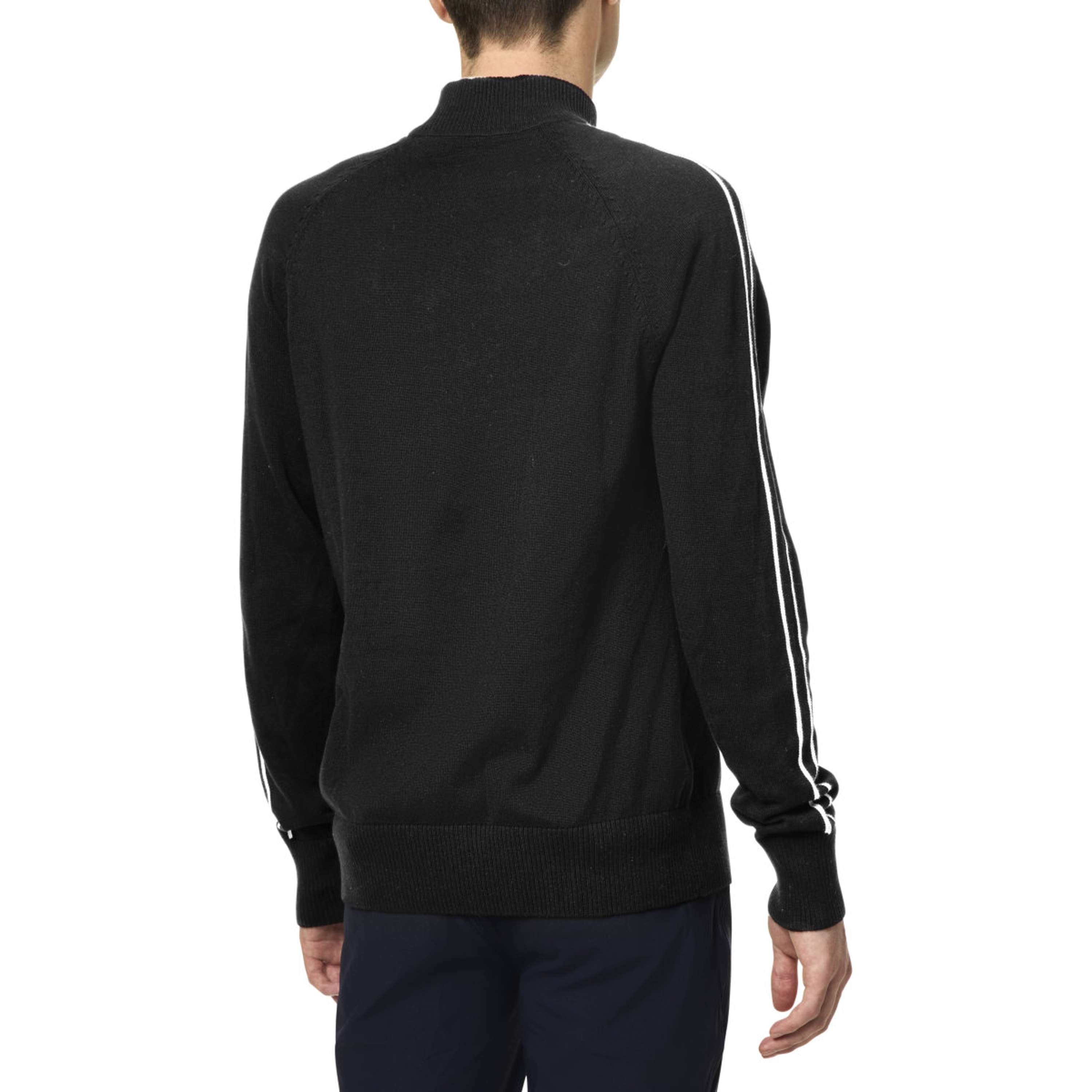 Equestrian Stockholm Knitted Zip Top Herren Schwarz