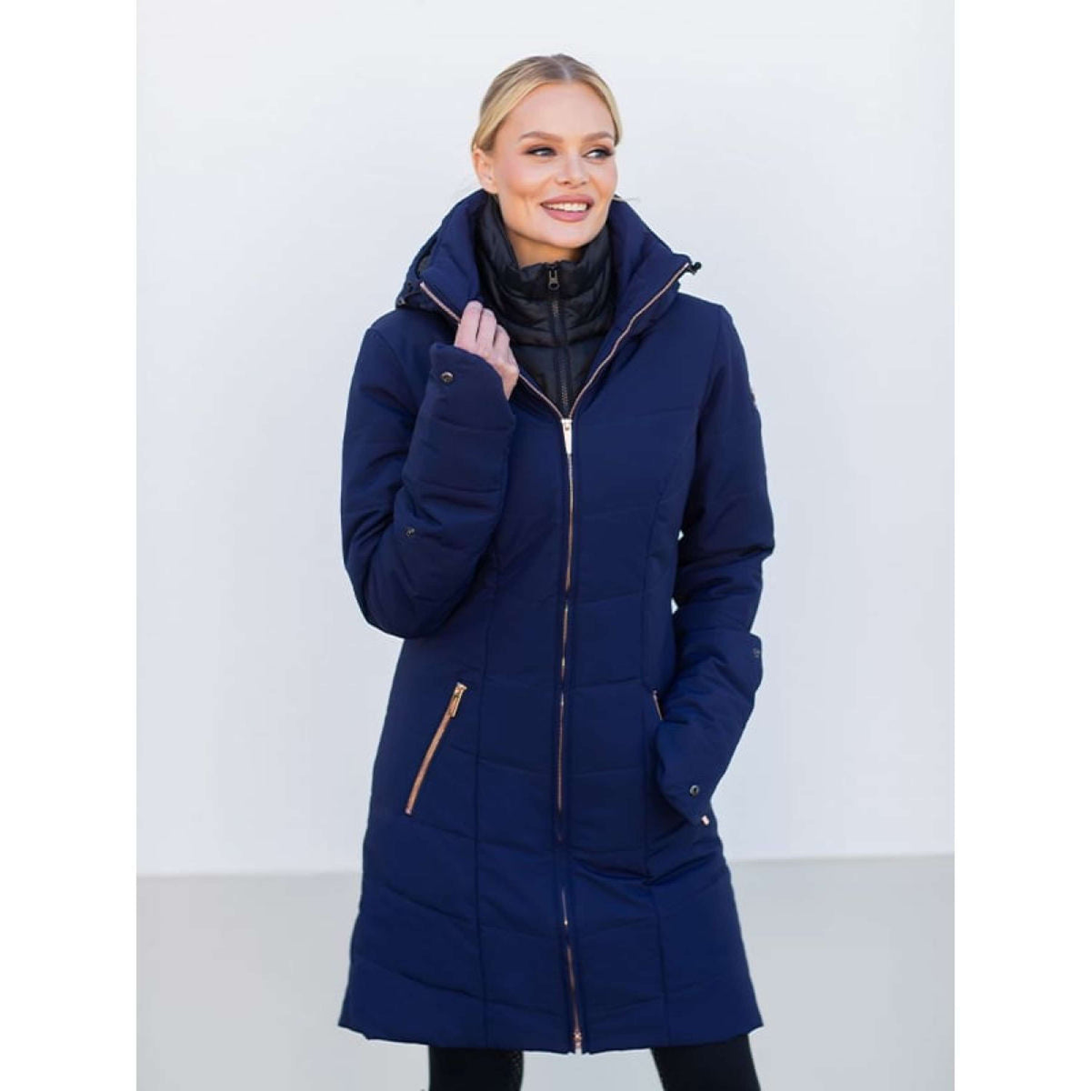 Equestrian Stockholm Winterjacke Denali Lagoon Blush