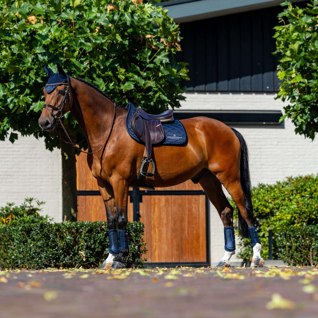 Equestrian Stockholm Schabracke Line Springen Navy