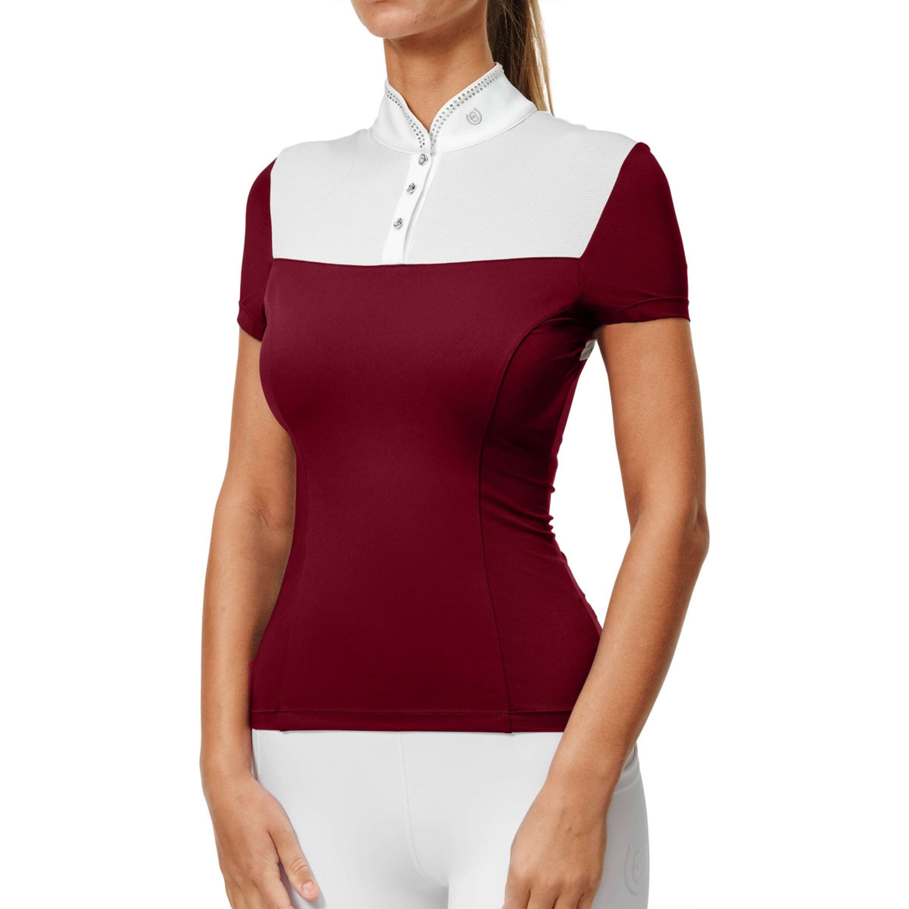 Equestrian Stockholm Turniershirt Revenew Merlot