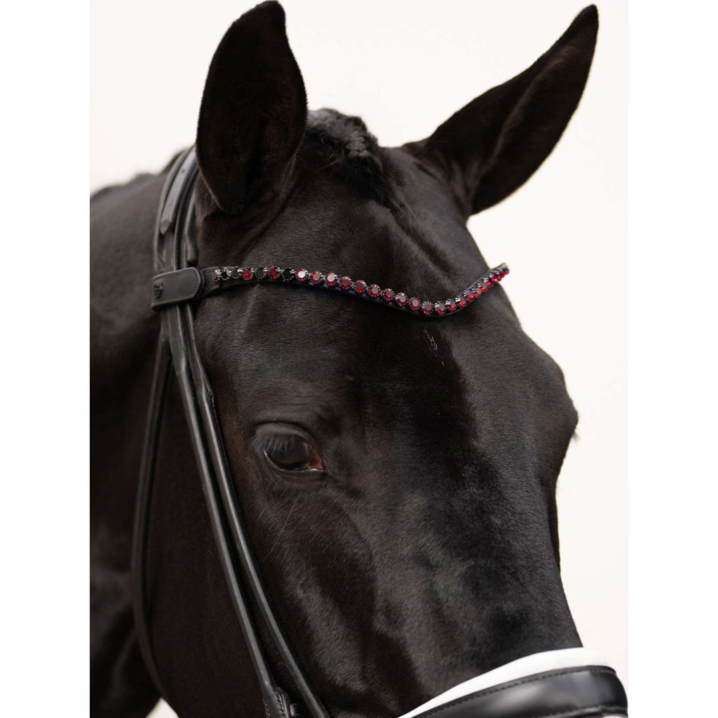 Equestrian Stockholm Stirnriemen Faded 8mm Merlot