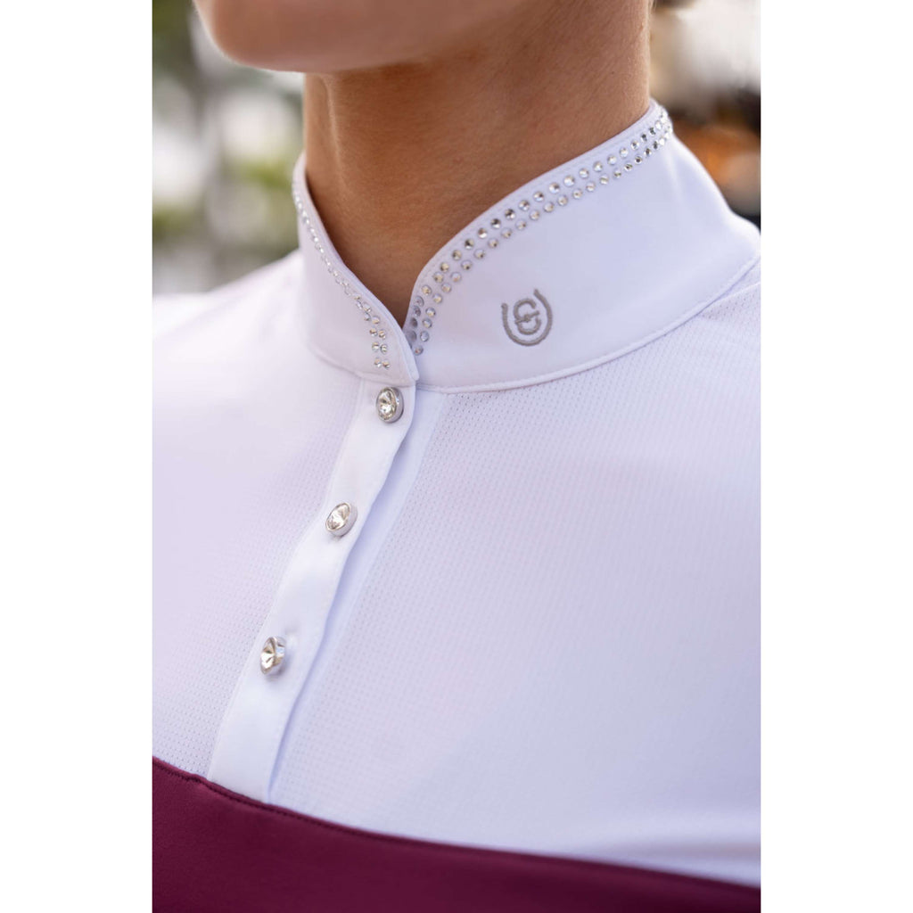 Equestrian Stockholm Turniershirt Revenew Merlot