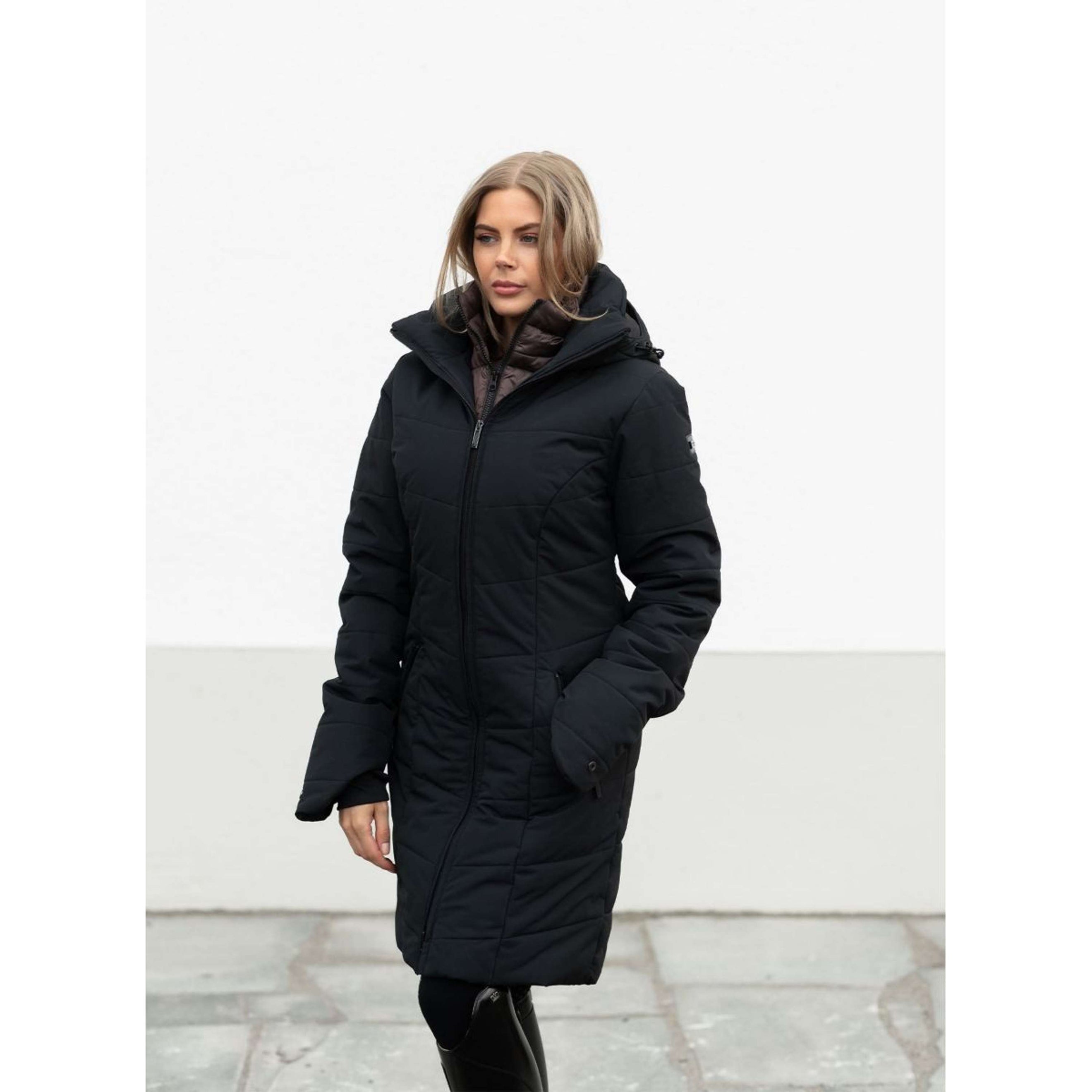 Equestrian Stockholm Winterjacke Denali Black Mocha Equestrian Stockholm Winterjacke Denali Black Mocha