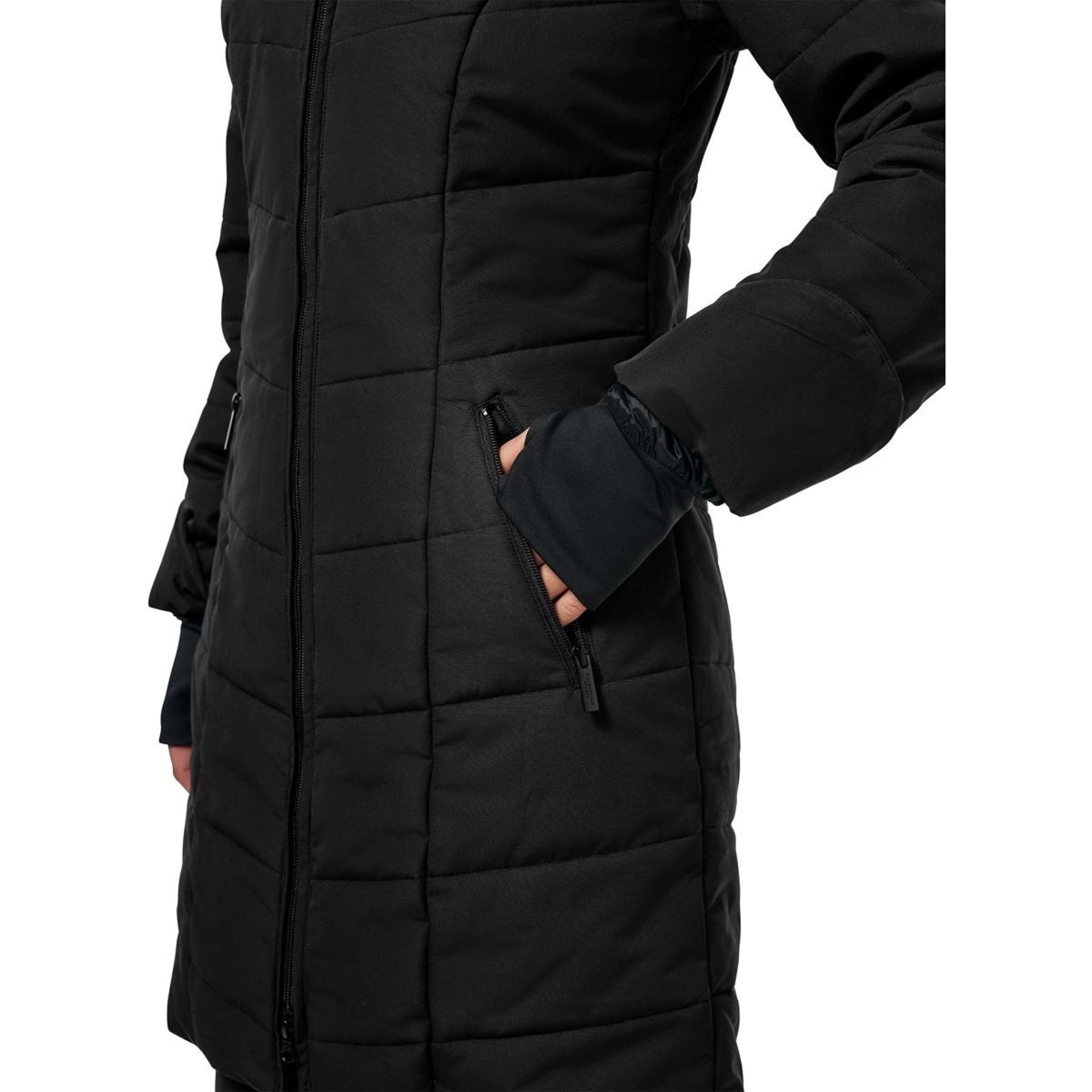 Equestrian Stockholm Winterjacke Denali Black Mocha