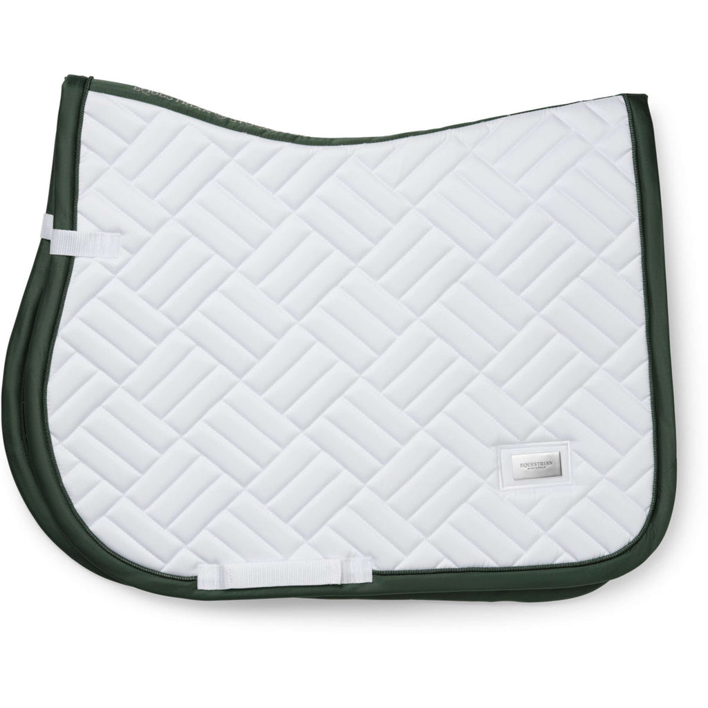 Equestrian Stockholm Schabracke Modern Springen Weiß/Sycamore Green