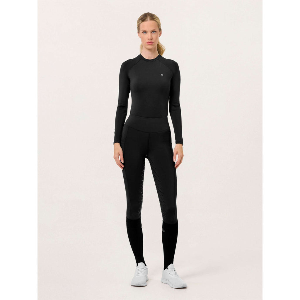 Equestrian Stockholm Reitleggings Movement Full Grip All Black