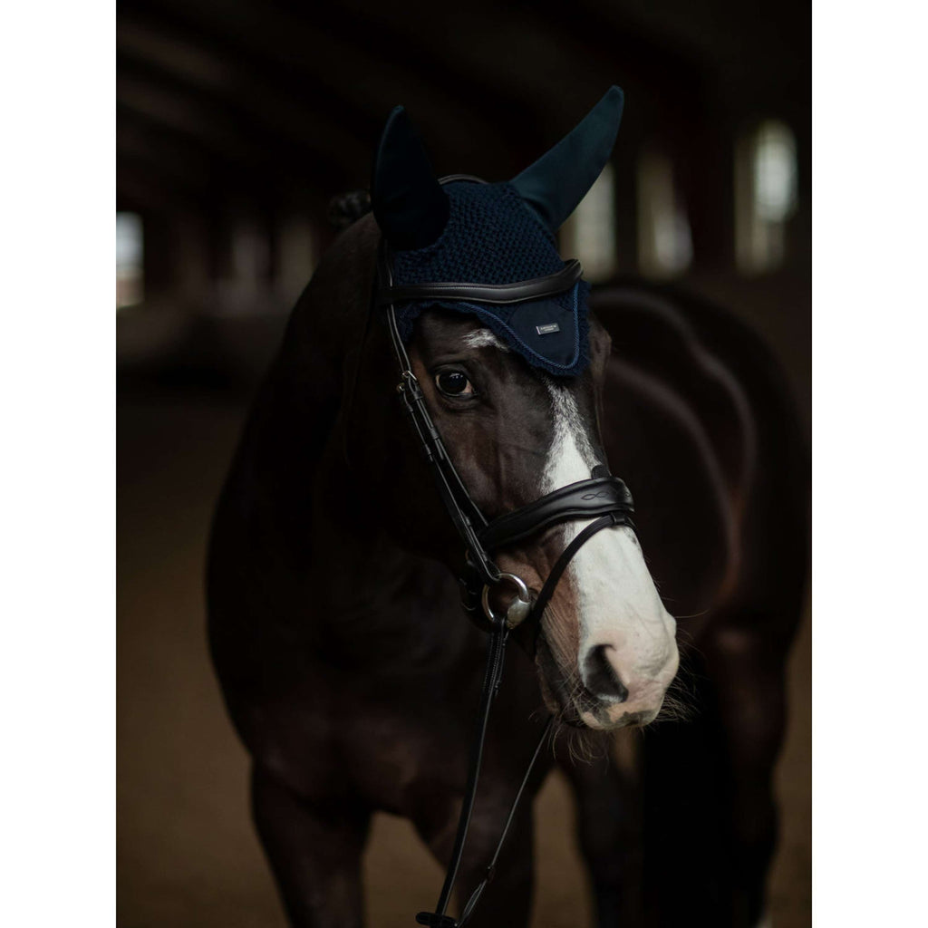 Equestrian Stockholm Fliegenhaube Soundless Navy/Silber