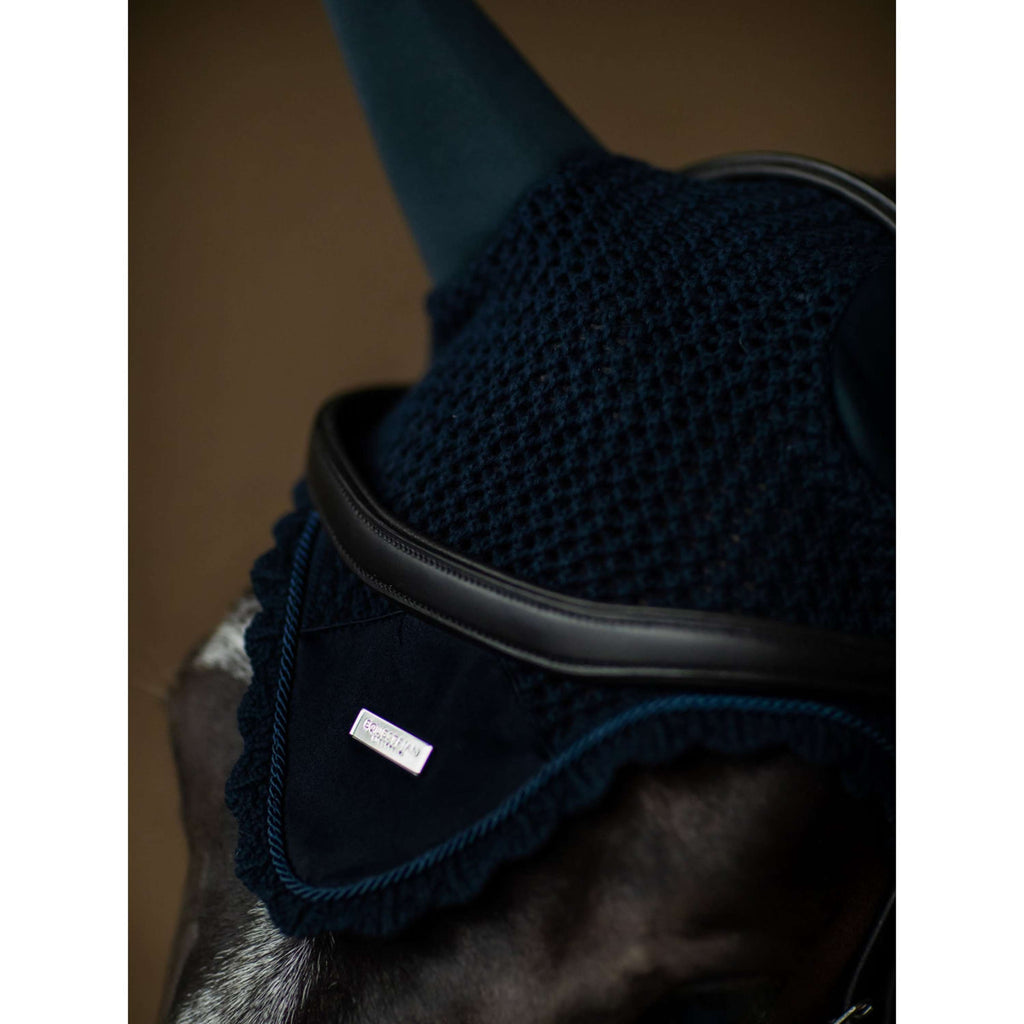 Equestrian Stockholm Fliegenhaube Soundless Navy/Silber