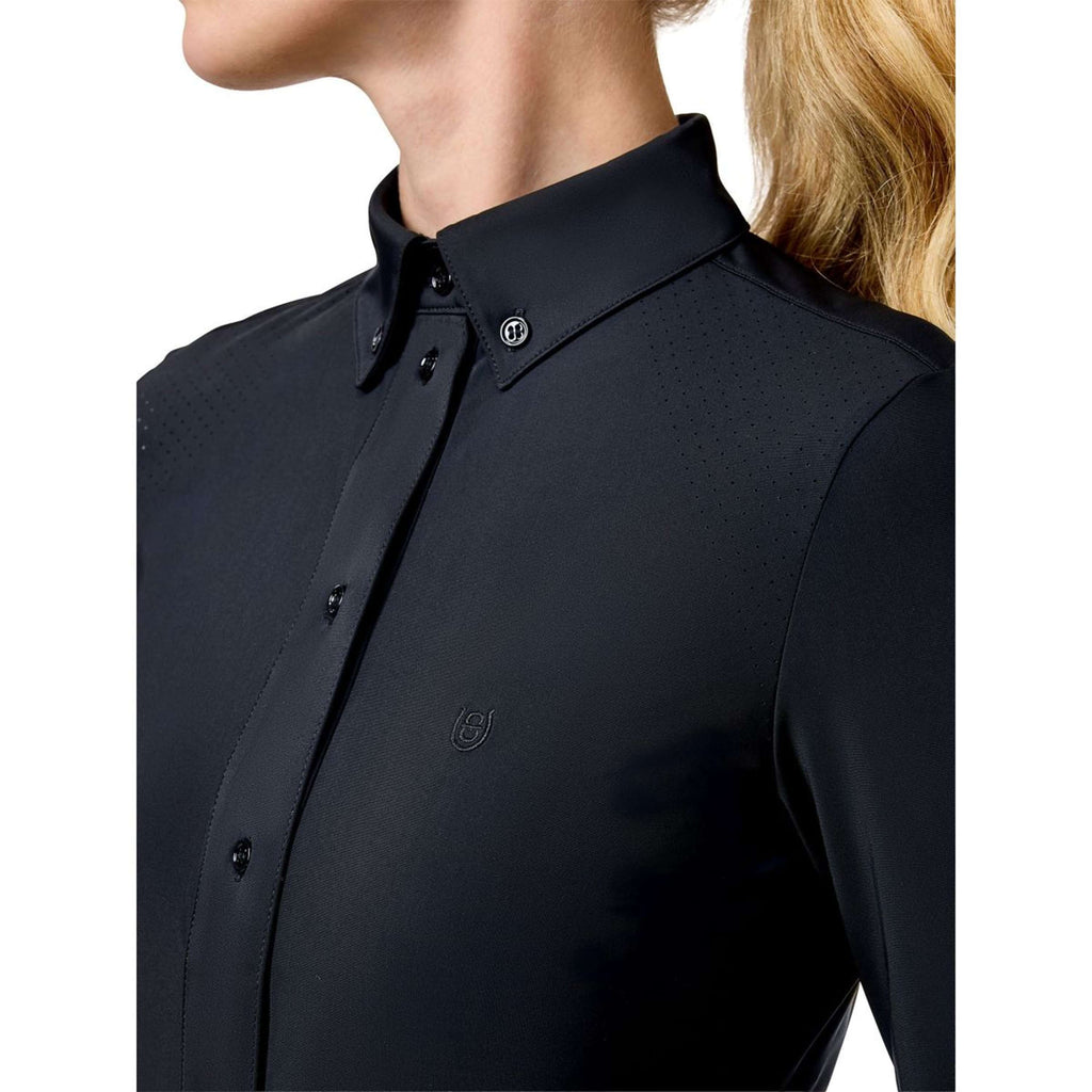 Equestrian Stockholm Turniershirt Performance Schwarz