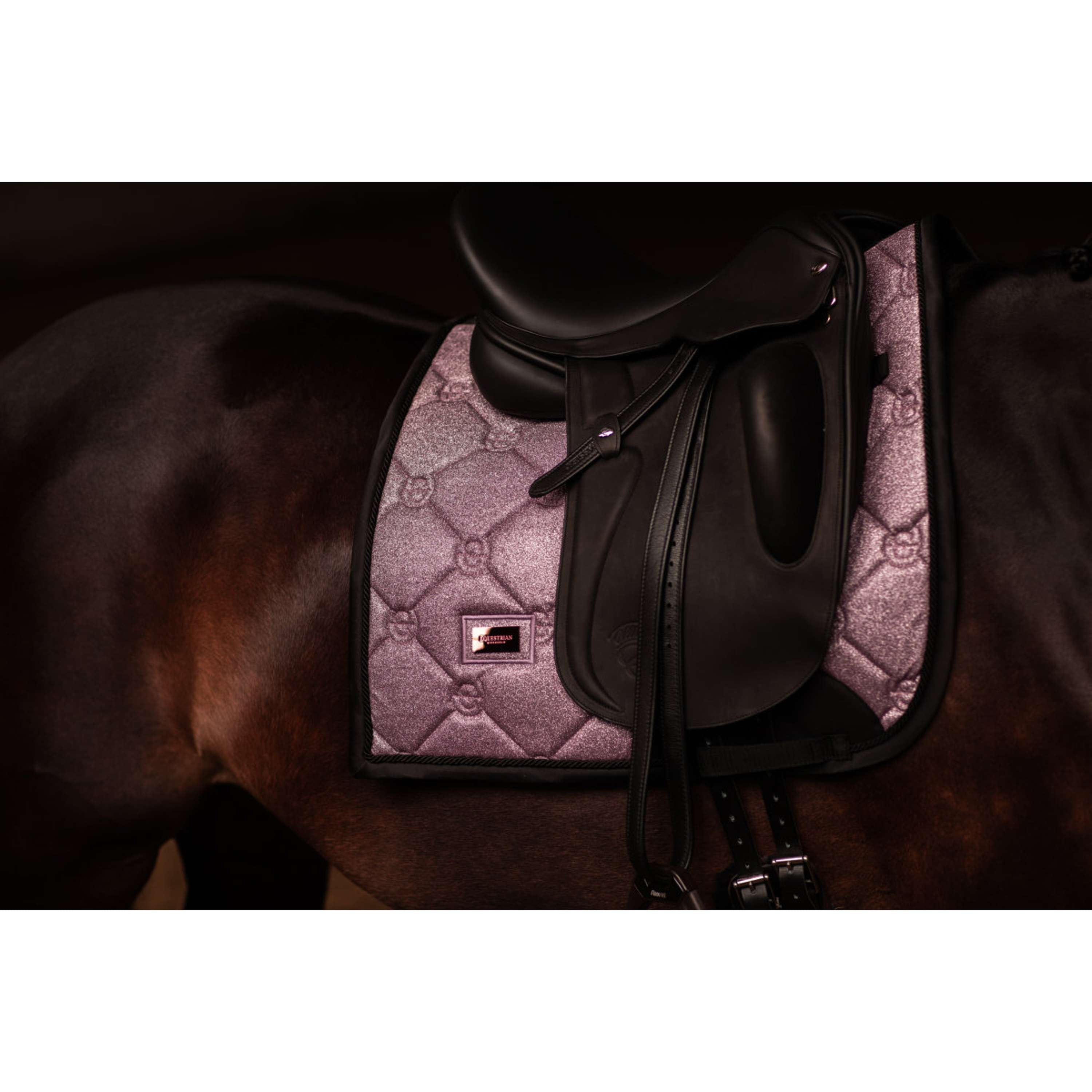 Equestrian Stockholm Schabracke Dressur Pink Glimmer