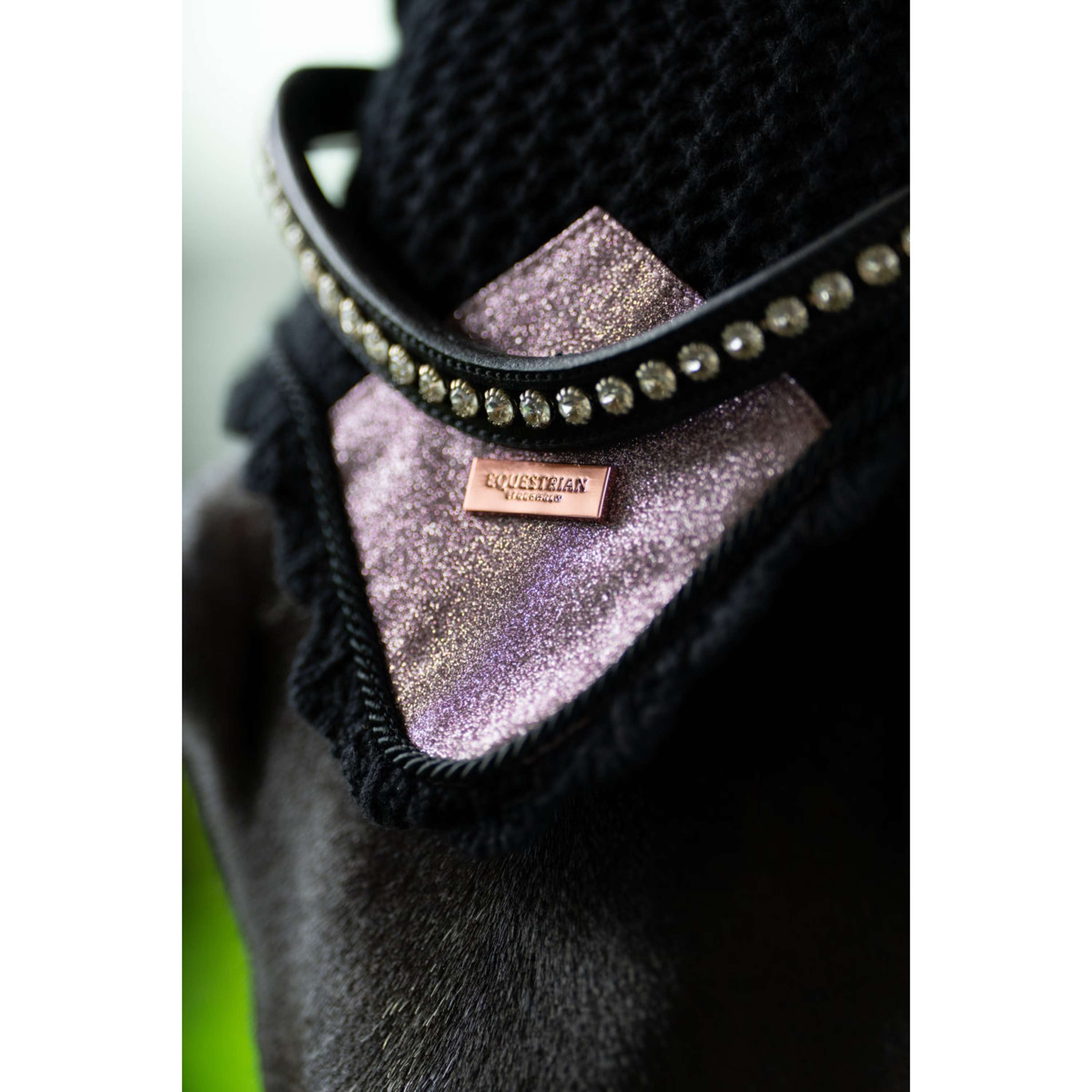 Equestrian Stockholm Fliegenhaube Pink Glimmer