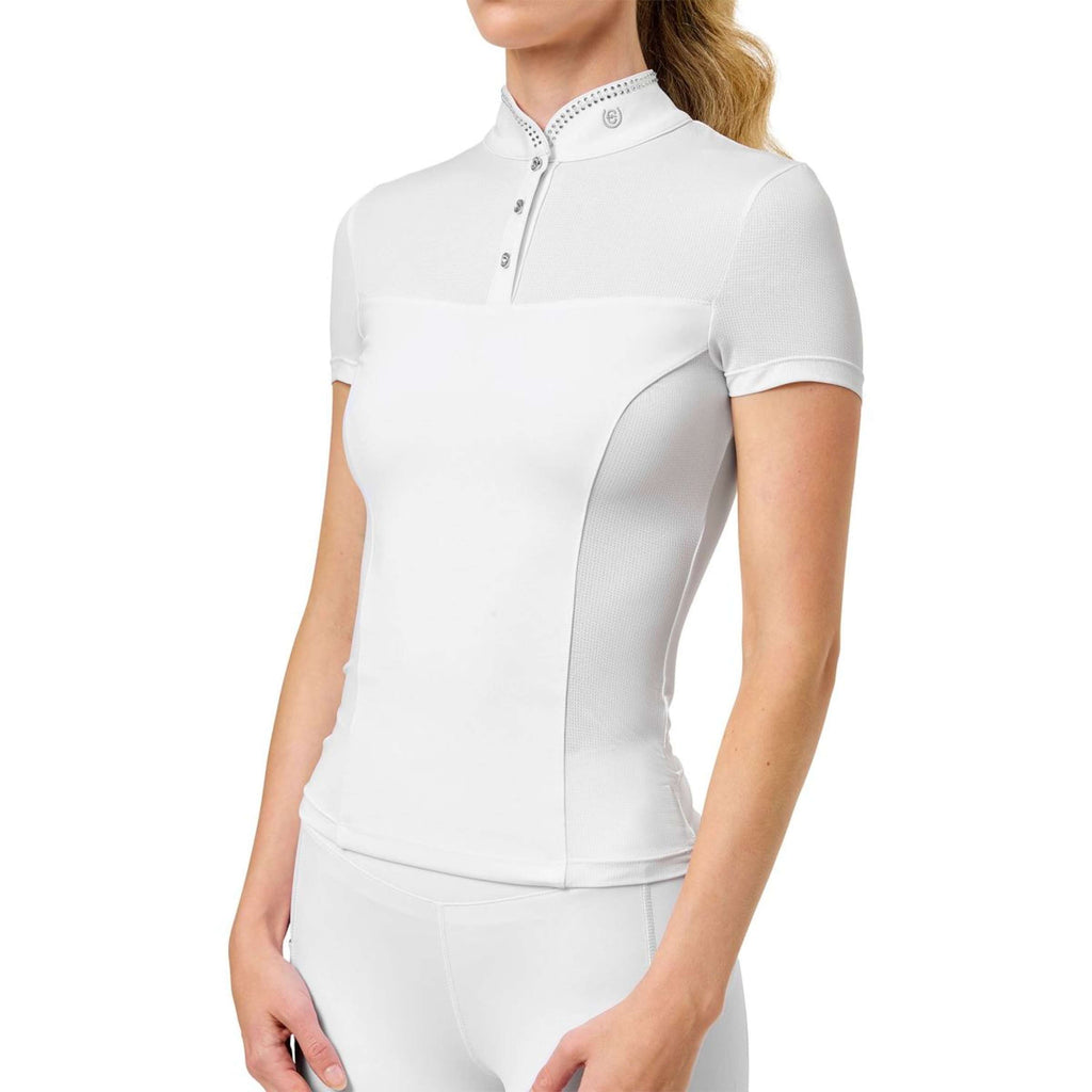 Equestrian Stockholm Turniershirt Revenew Weiß