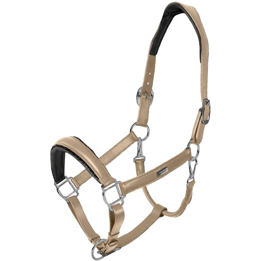 Equestrian Stockholm Halfter Glimmer Leather Anatomic Sand