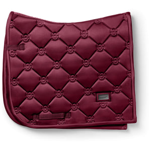 Equestrian Stockholm Schabracke Satin Dressur Merlot