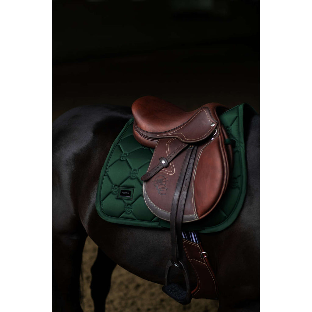 Equestrian Stockholm Schabracke Satin Springen Sycamore Green