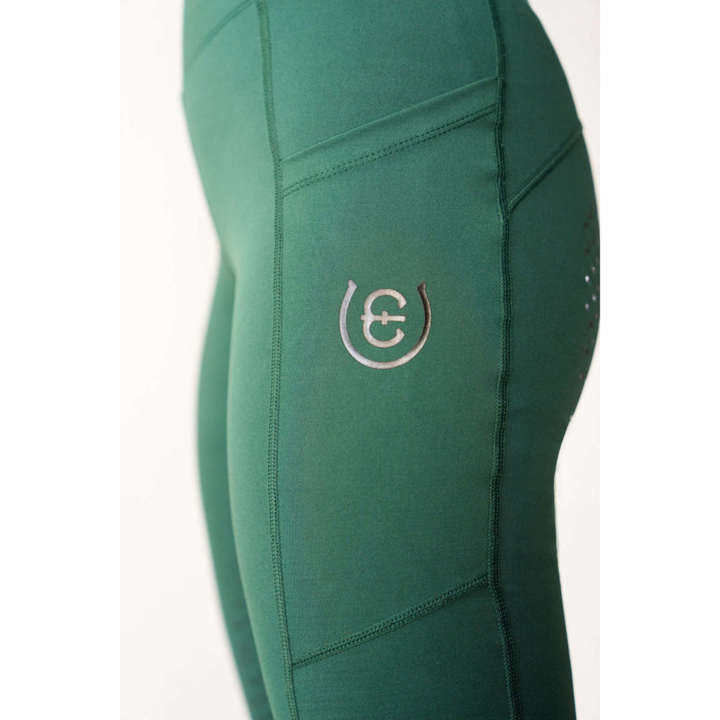 Equestrian Stockholm Reitleggings Movement Full Grip Sycamore Green