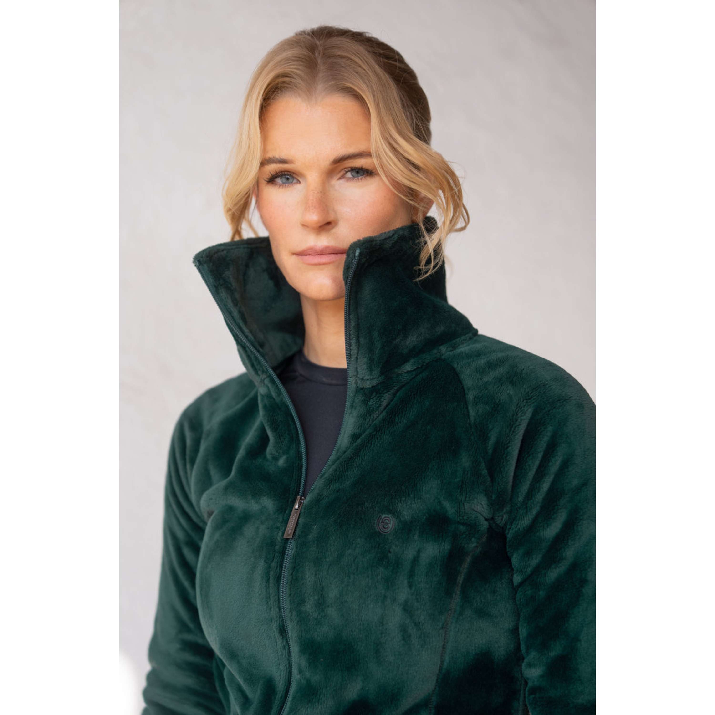 Equestrian Stockholm Fleecejacke Velvet Sycamore Green