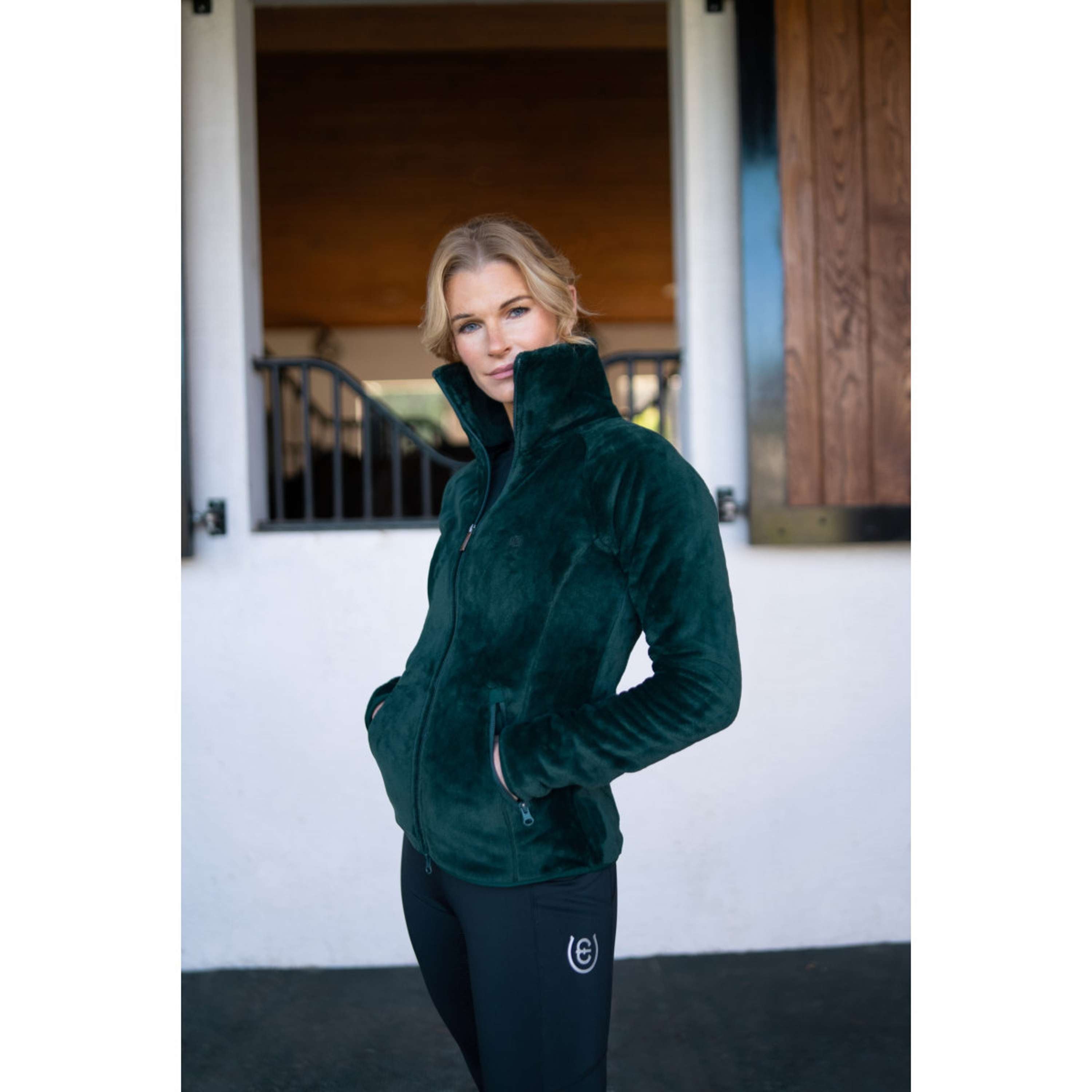 Equestrian Stockholm Fleecejacke Velvet Sycamore Green