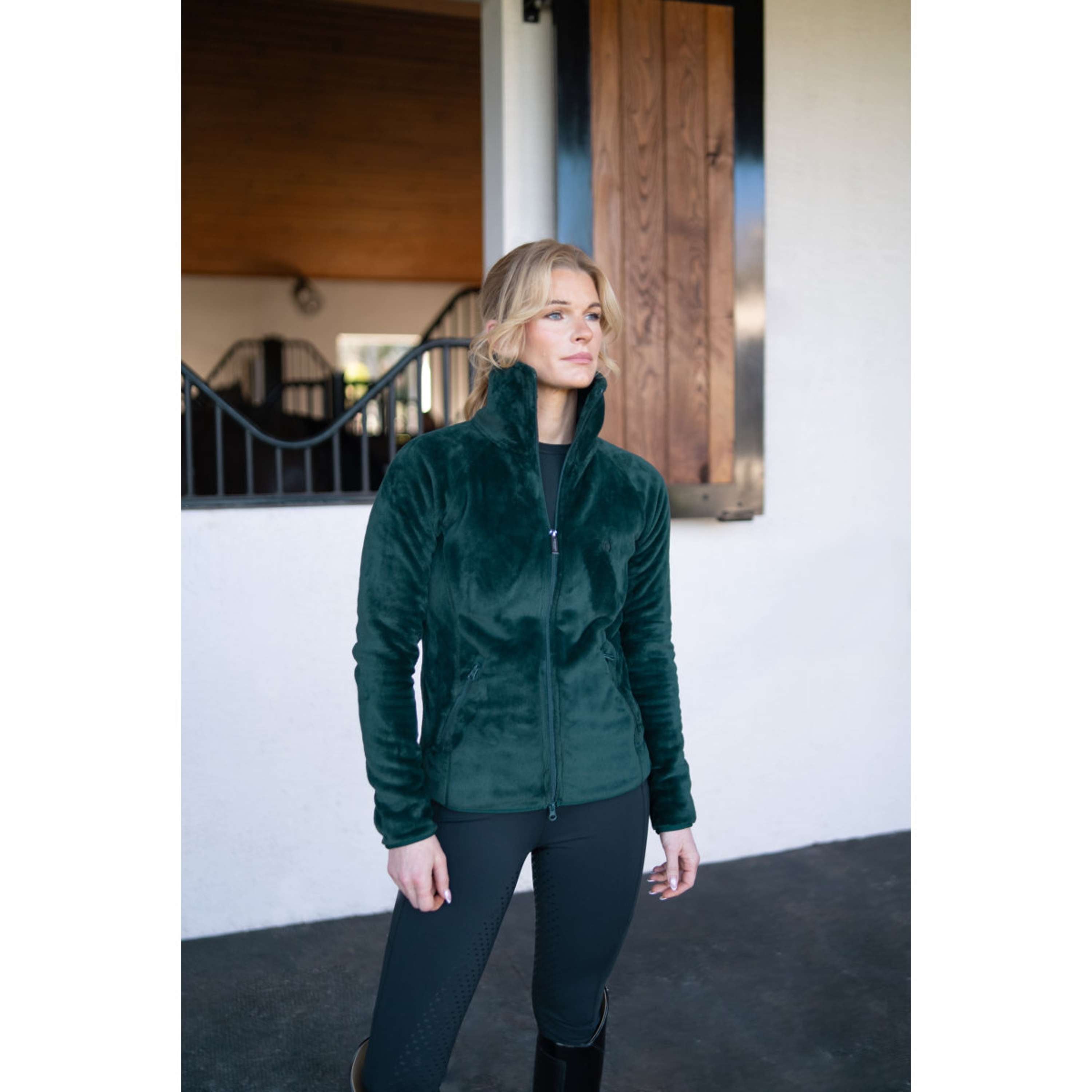 Equestrian Stockholm Fleecejacke Velvet Sycamore Green