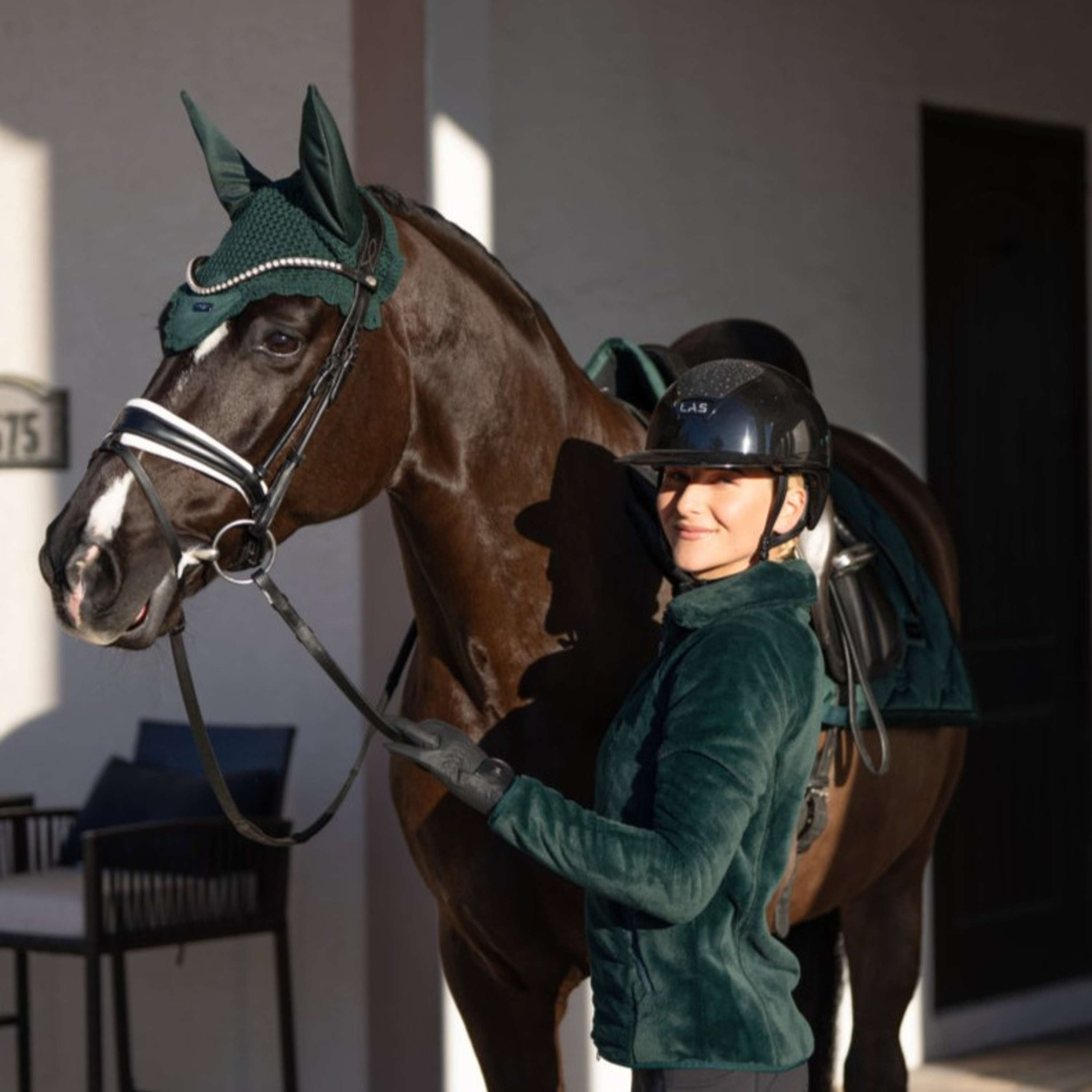 Equestrian Stockholm Fleecejacke Velvet Sycamore Green