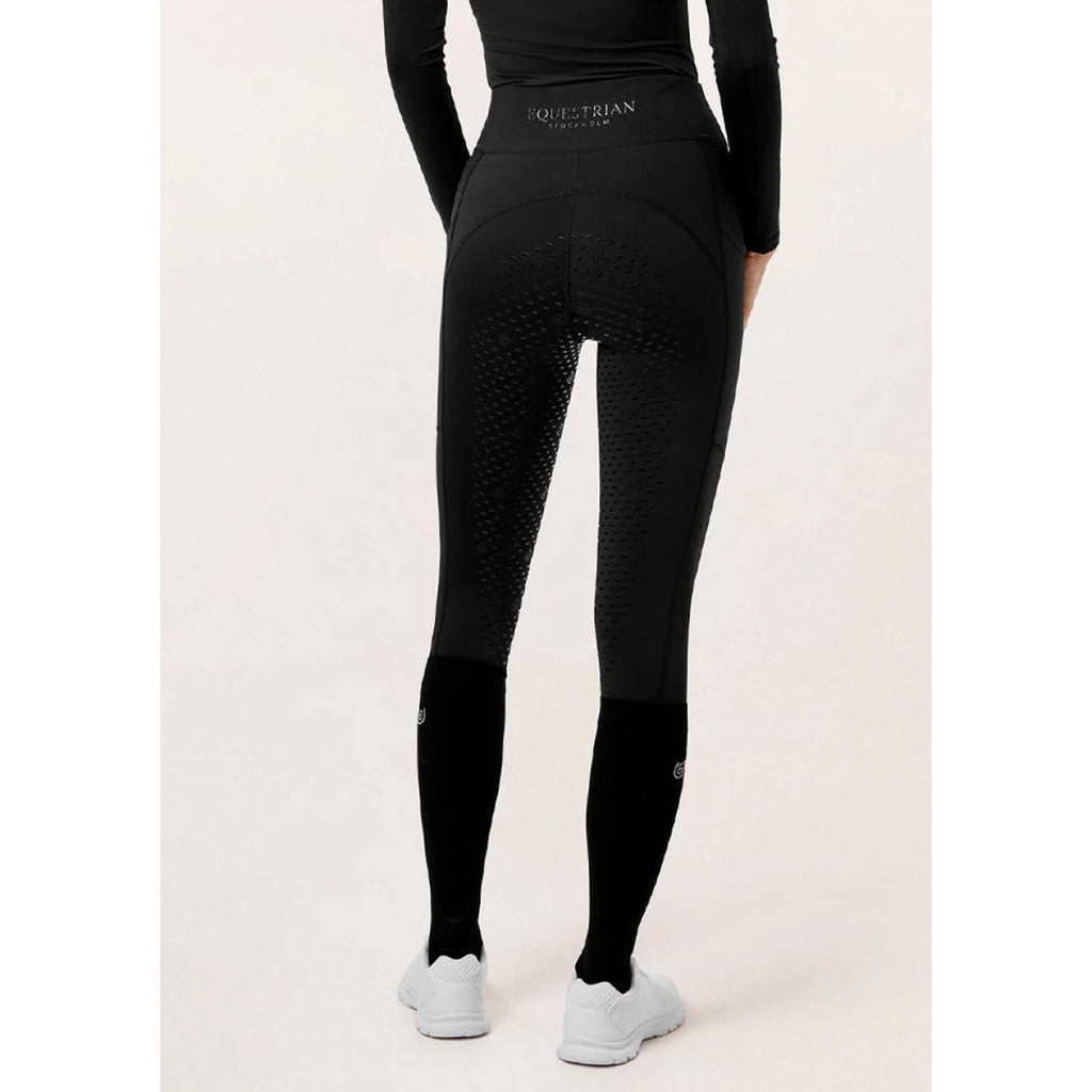 Equestrian Stockholm Reitleggings Movement Full Grip All Black