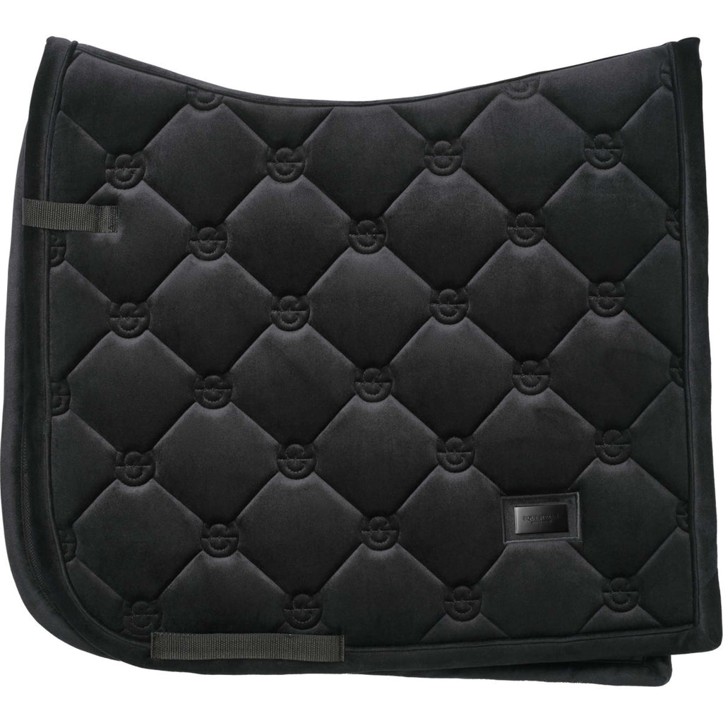 Equestrian Stockholm Schabracke Velvet Dressur Schwarz