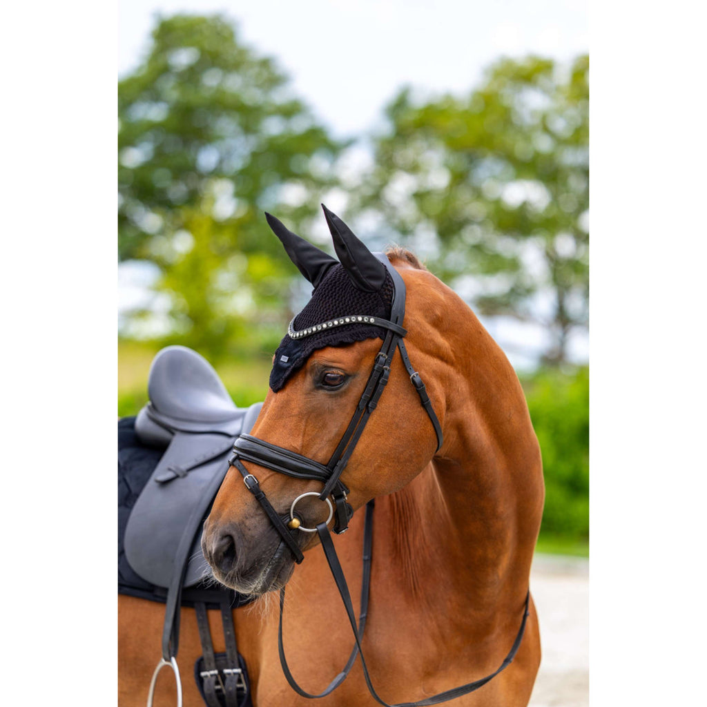 Equestrian Stockholm Fliegenhaube Velvet Schwarz